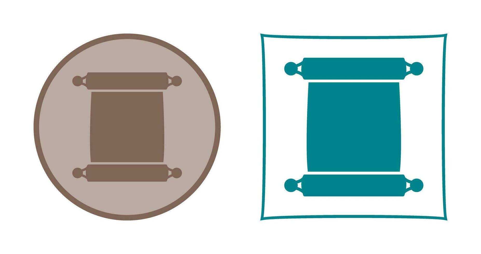 Scroll of Paper Vector Icon