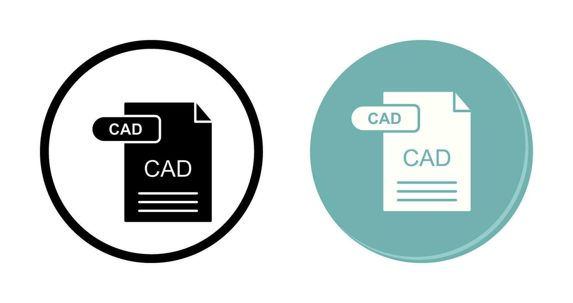 icono de vector de cad