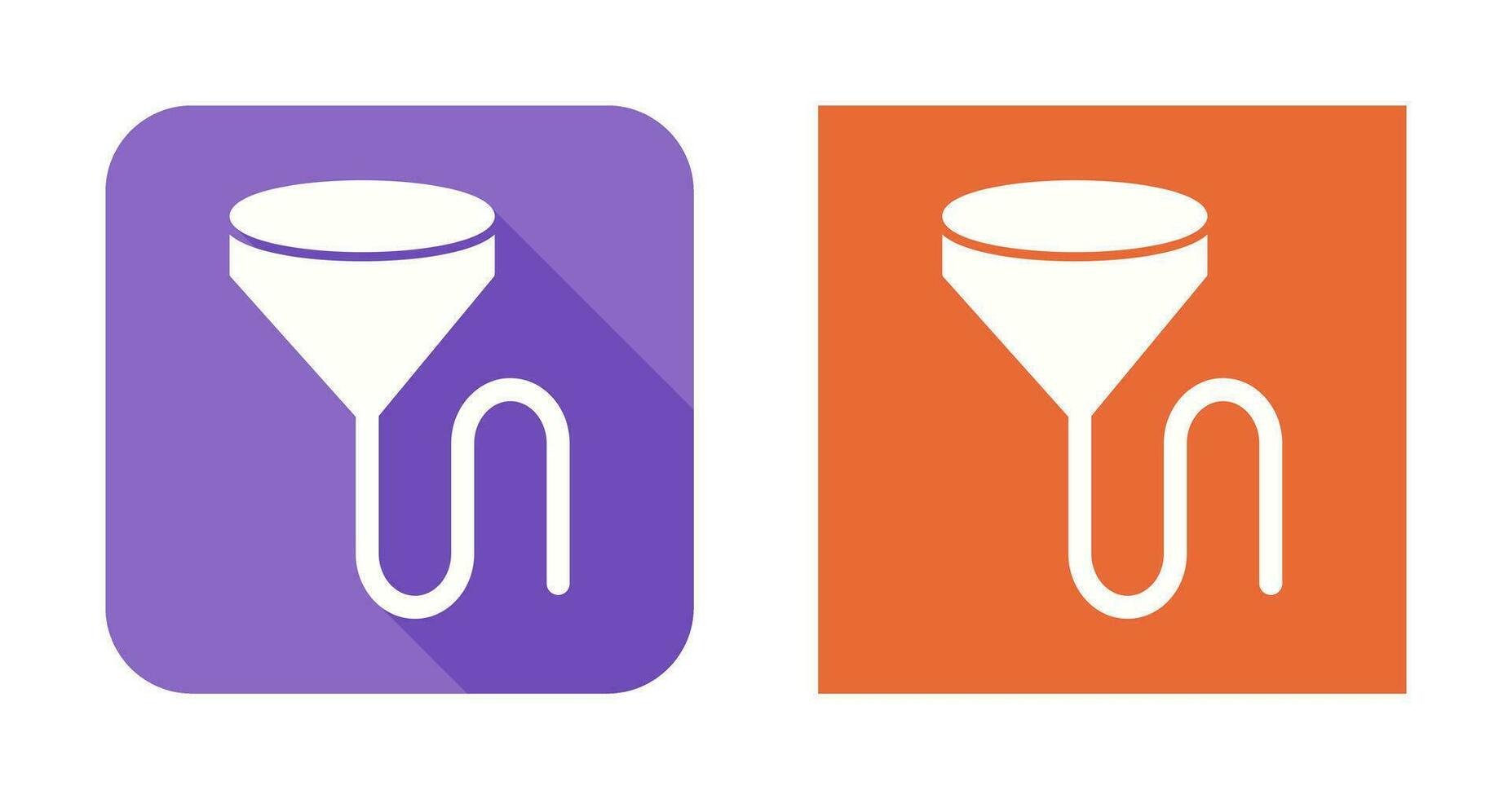 Unique Beer Bong Vector Icon
