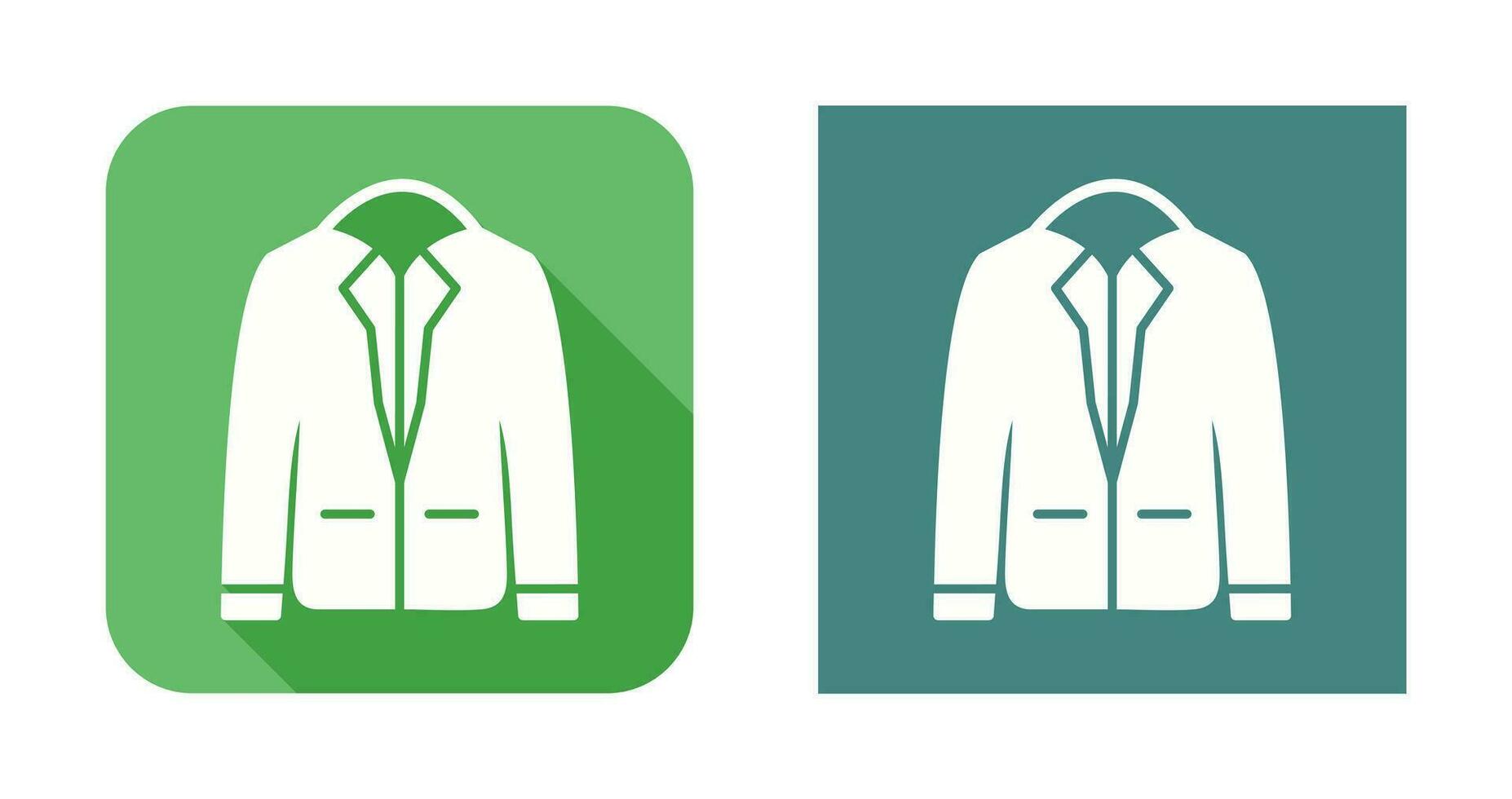 icono de vector de chaqueta elegante