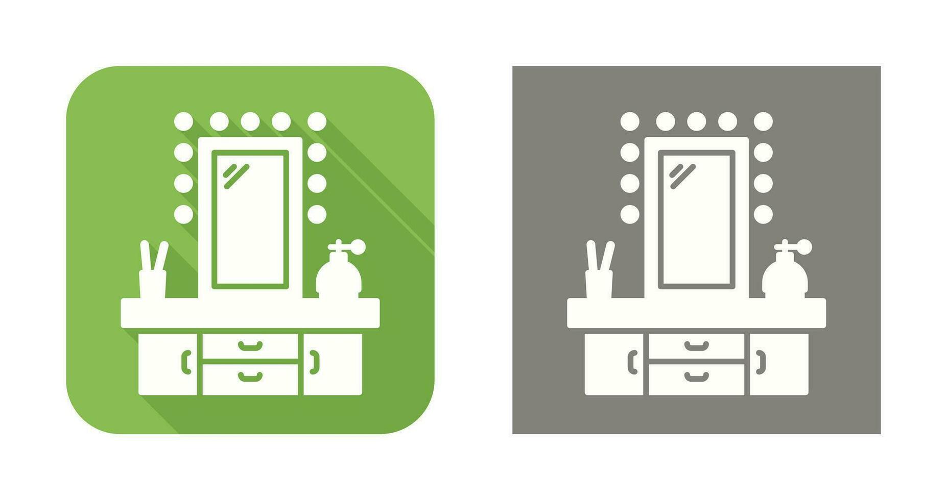 Dressing Table Vector Icon