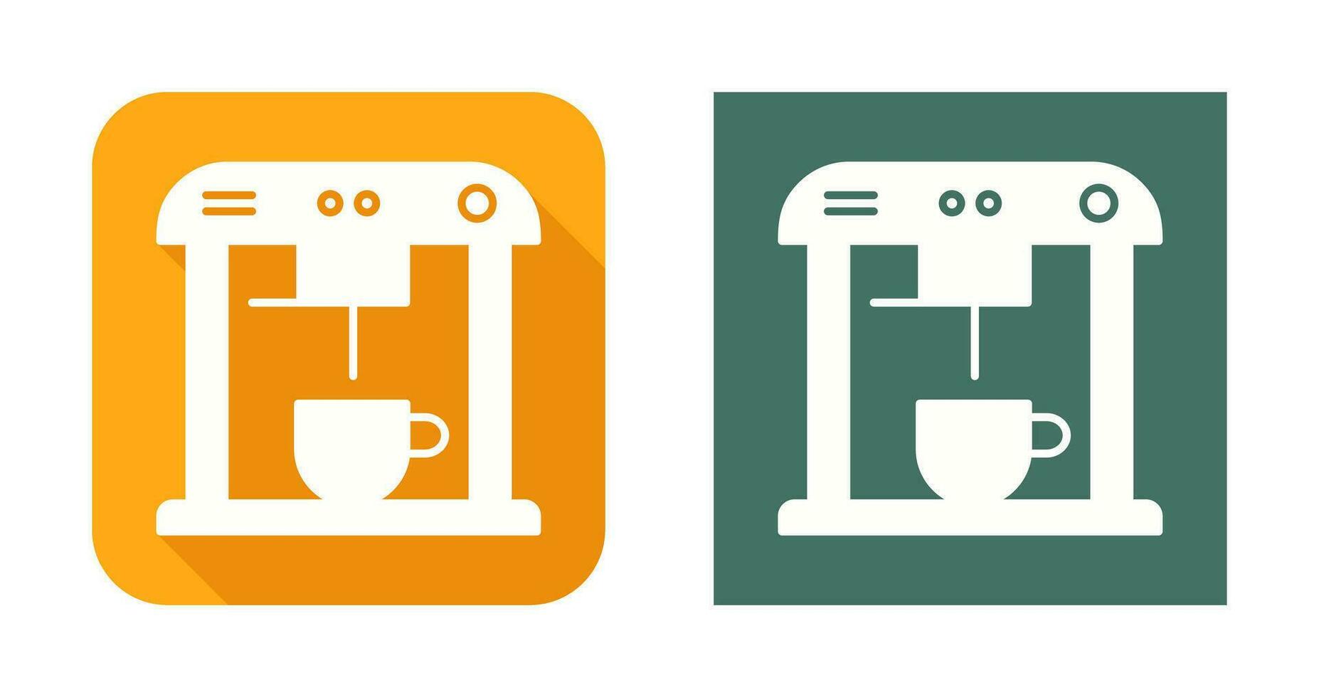 Unique Coffee Machine Vector Icon