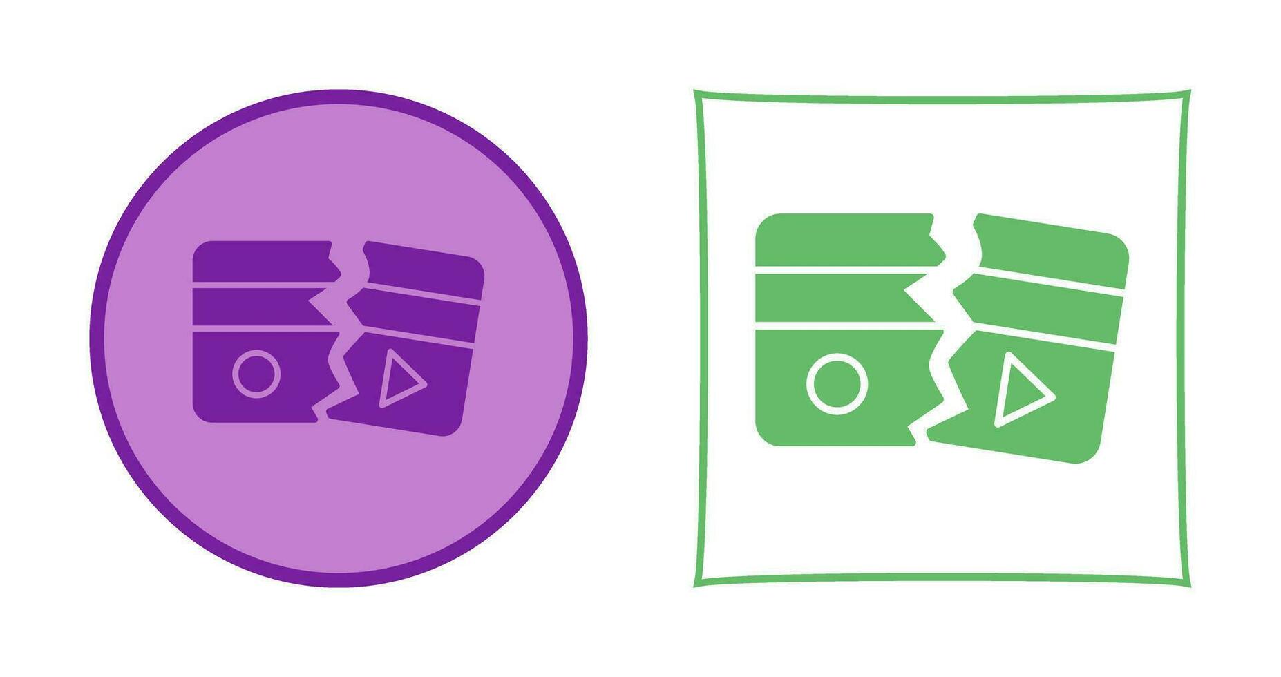 Broken Vector Icon