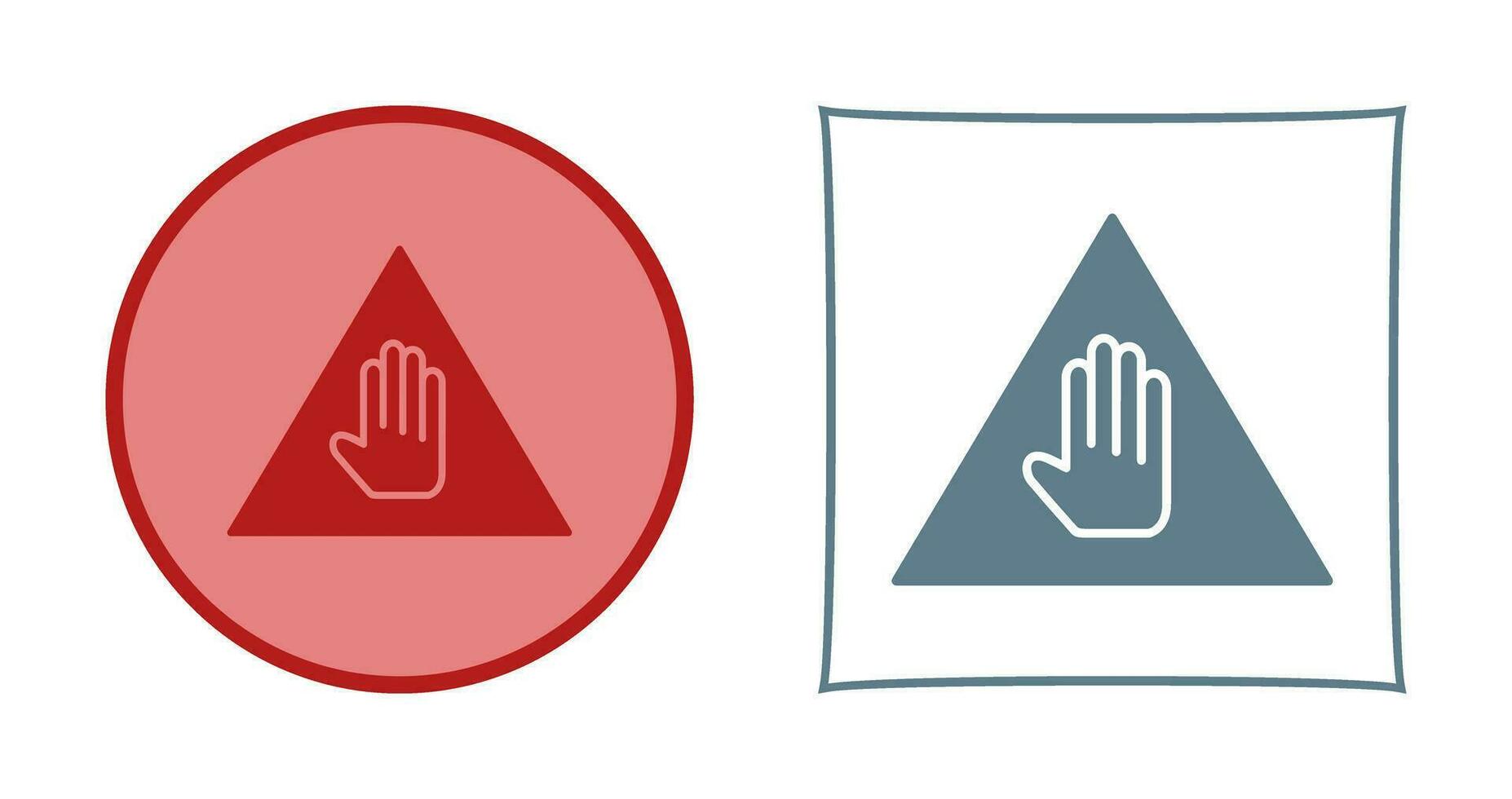 Unique Warning Vector Icon