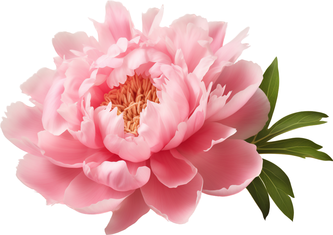 Peony png with AI generated.