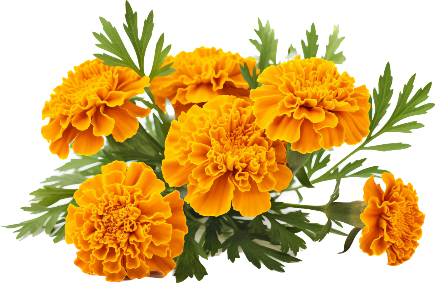Marigold png with AI generated.