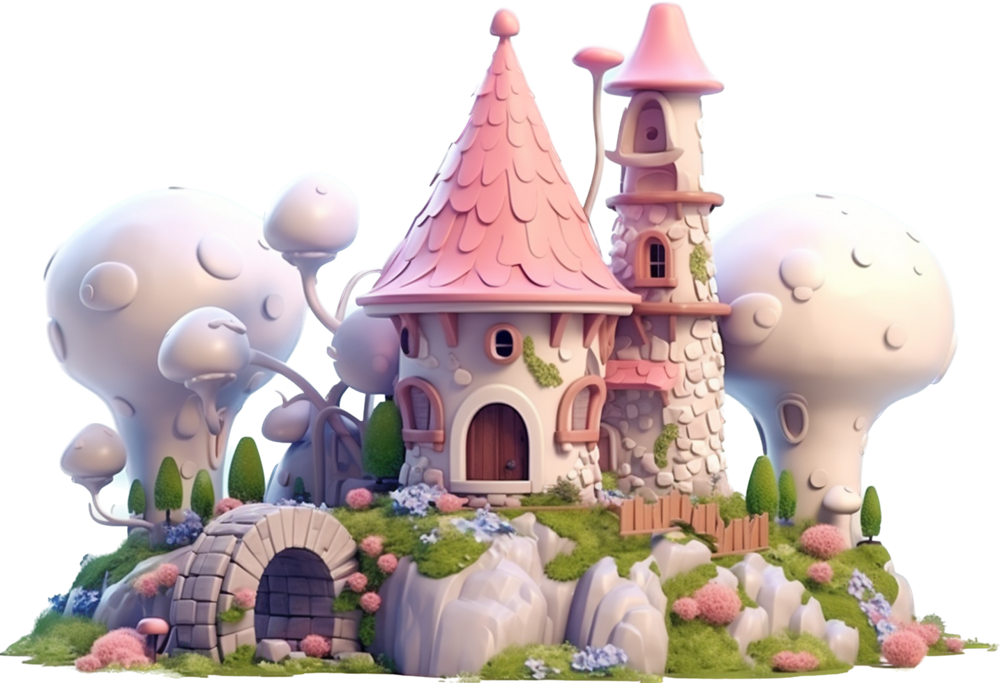 Fantasy png with AI generated.