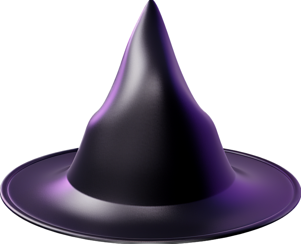 Witch hat png with AI generated.