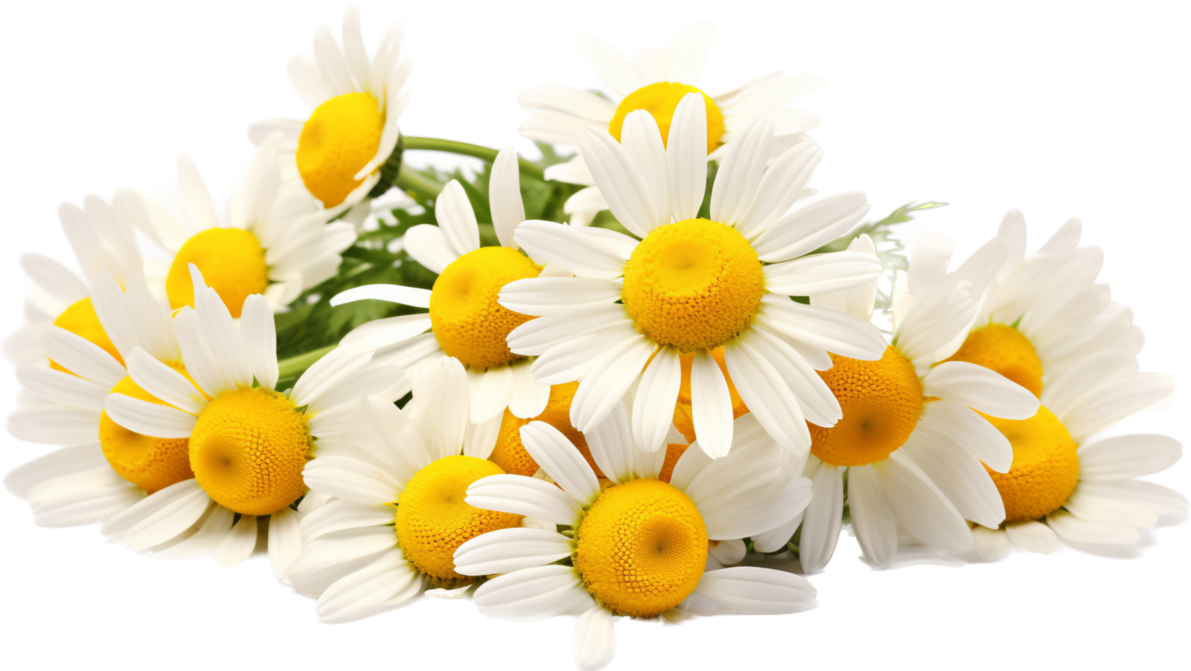 Chamomile png with AI generated.
