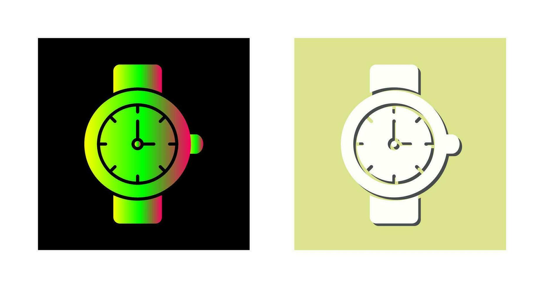 icono de vector de reloj de pulsera