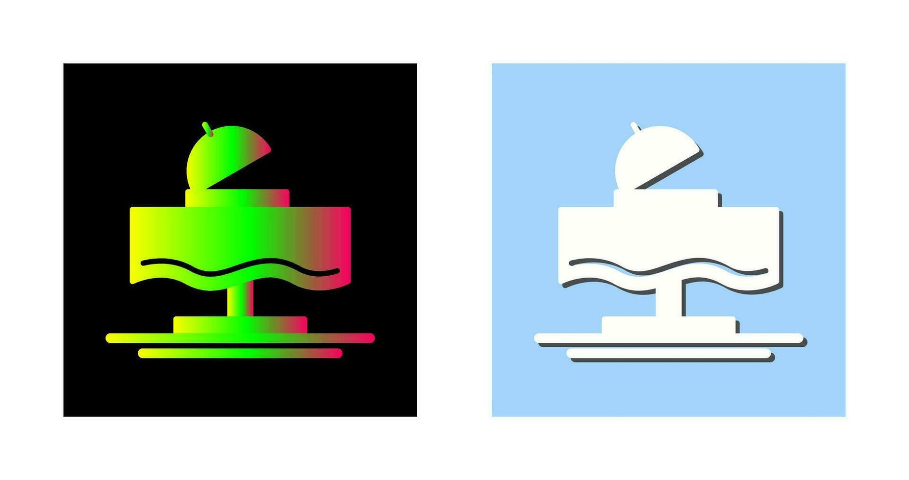 Wedding Dinner Vector Icon