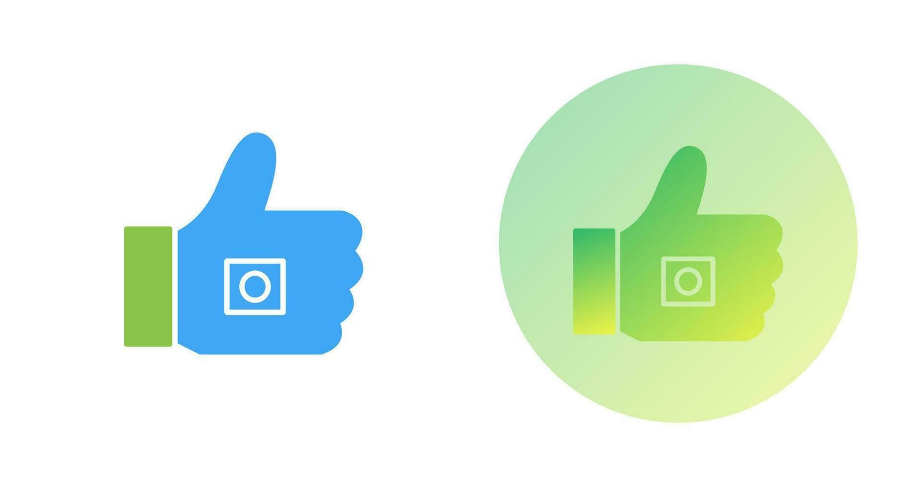 Unique Like Marketing Vector Icon