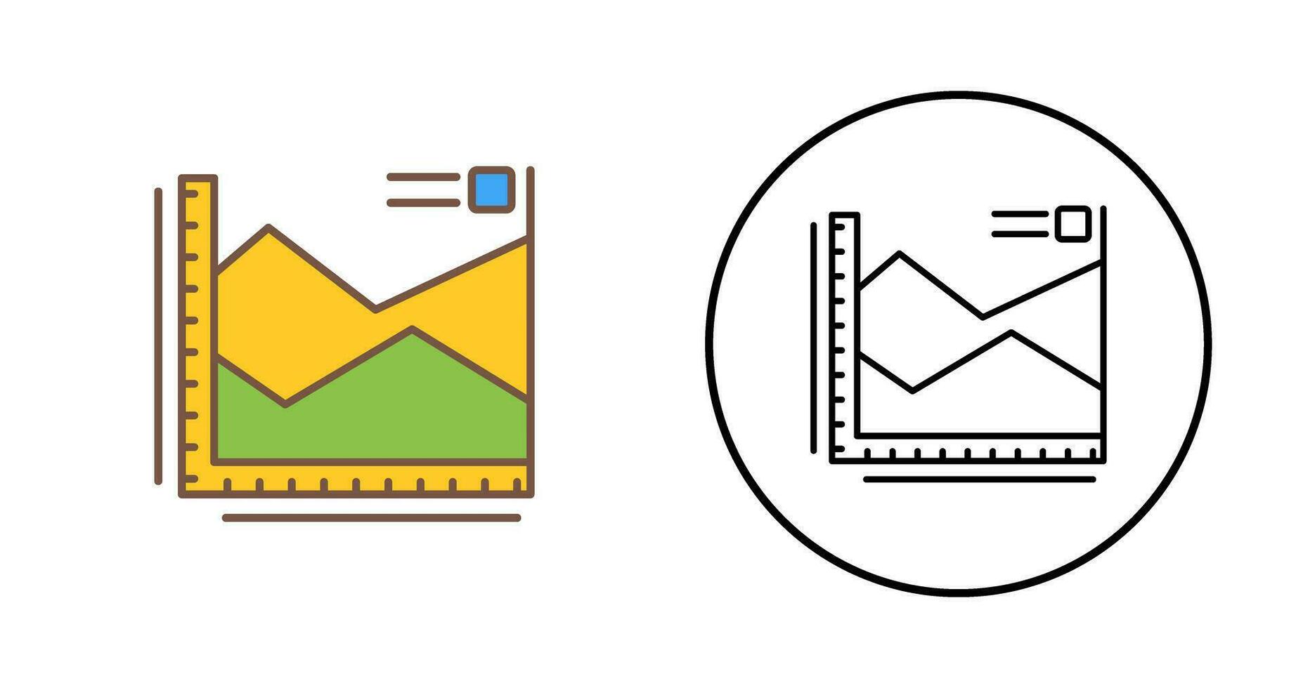 Spline Chart Vector Icon
