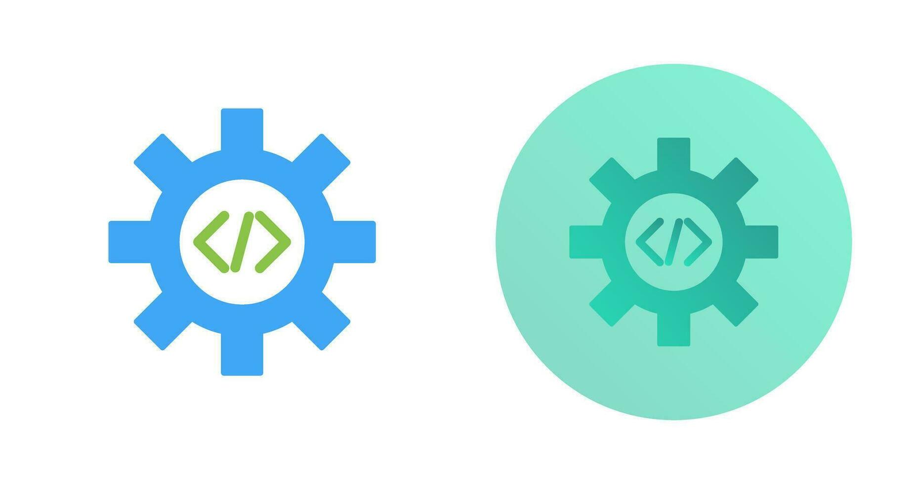 Unique Code Optimization Vector Icon