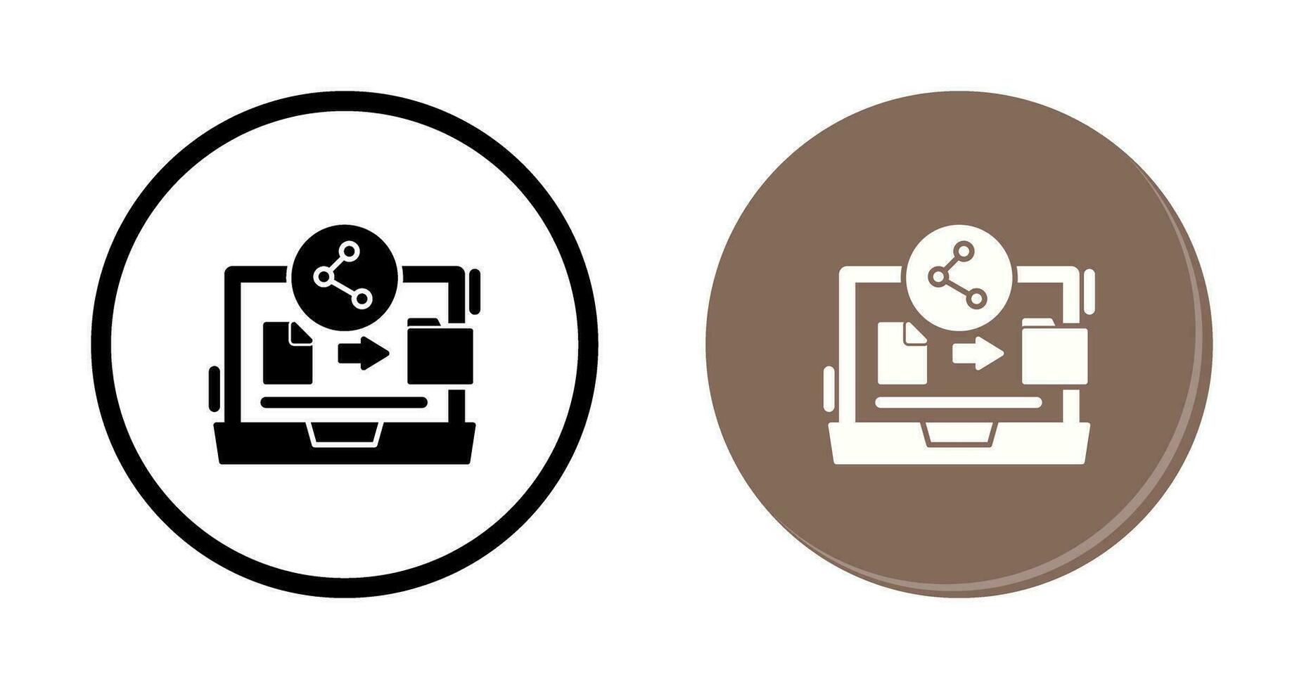 File Share Vector Icon