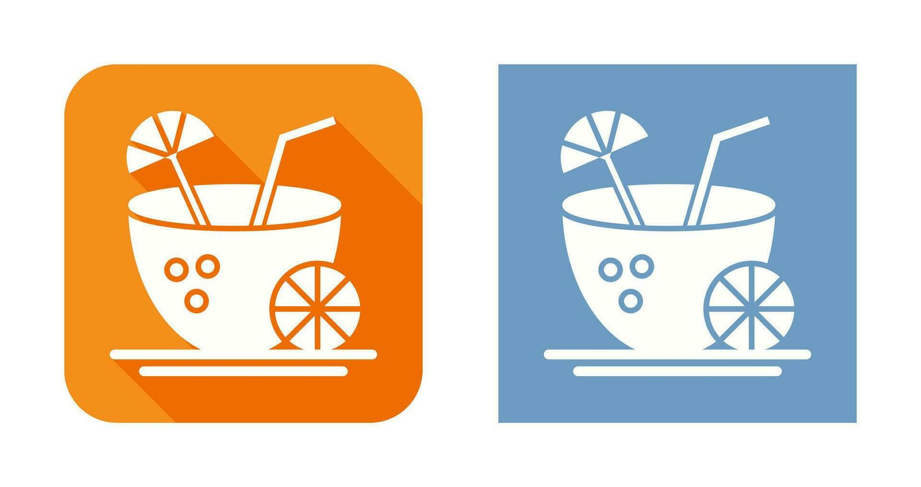 Coconut Drink Vector Icon