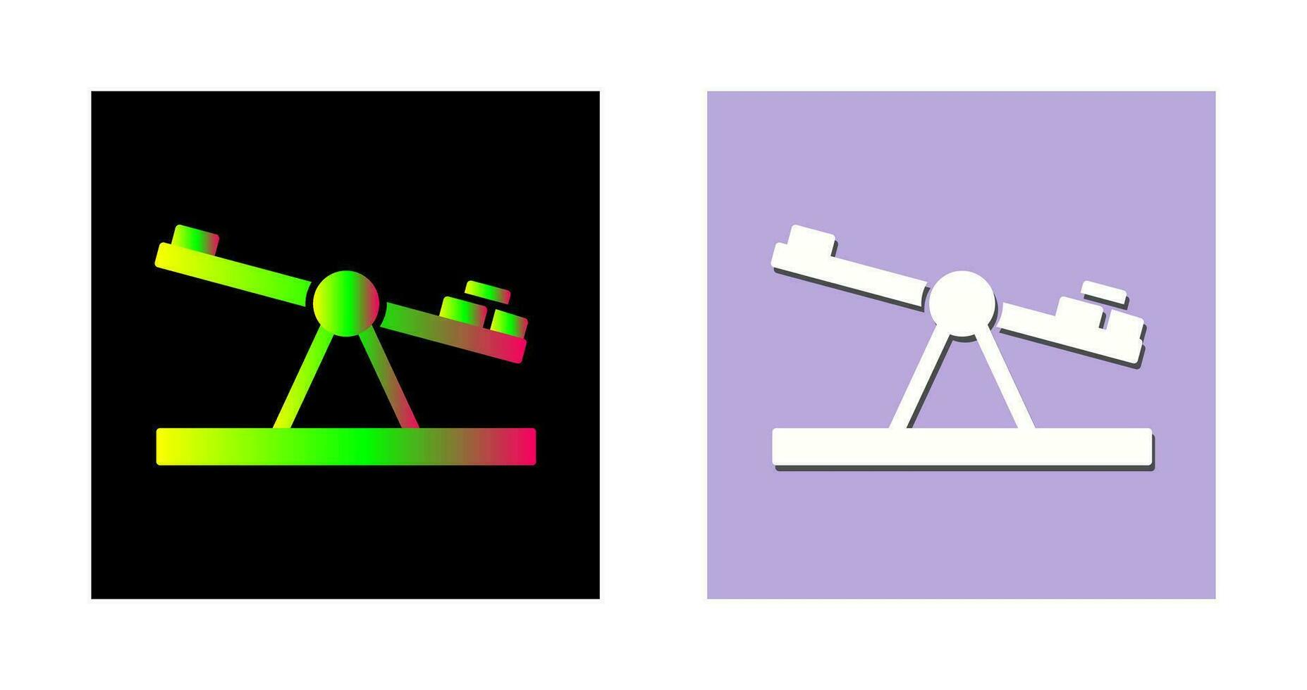 Seesaw Vector Icon