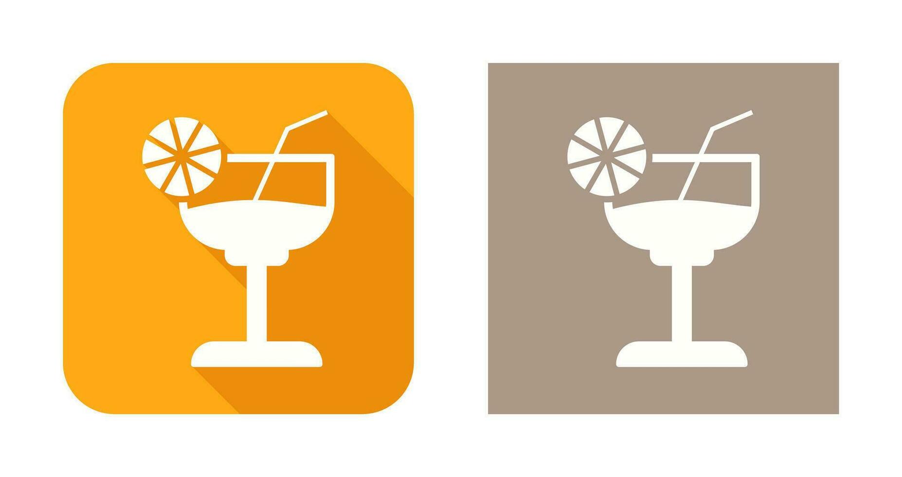 icono de vector de coctel