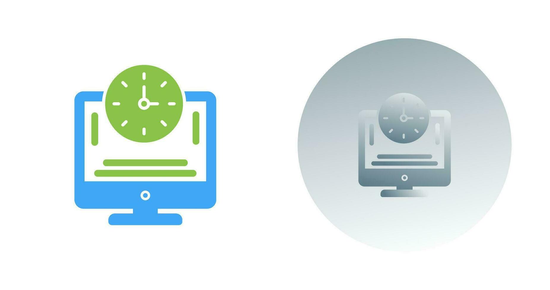 Online Time Vector Icon