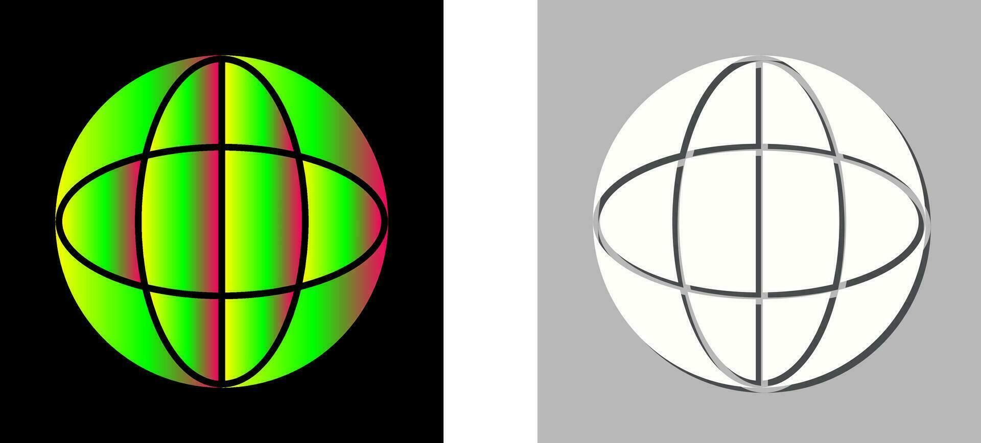 Unique Globe Vector Icon