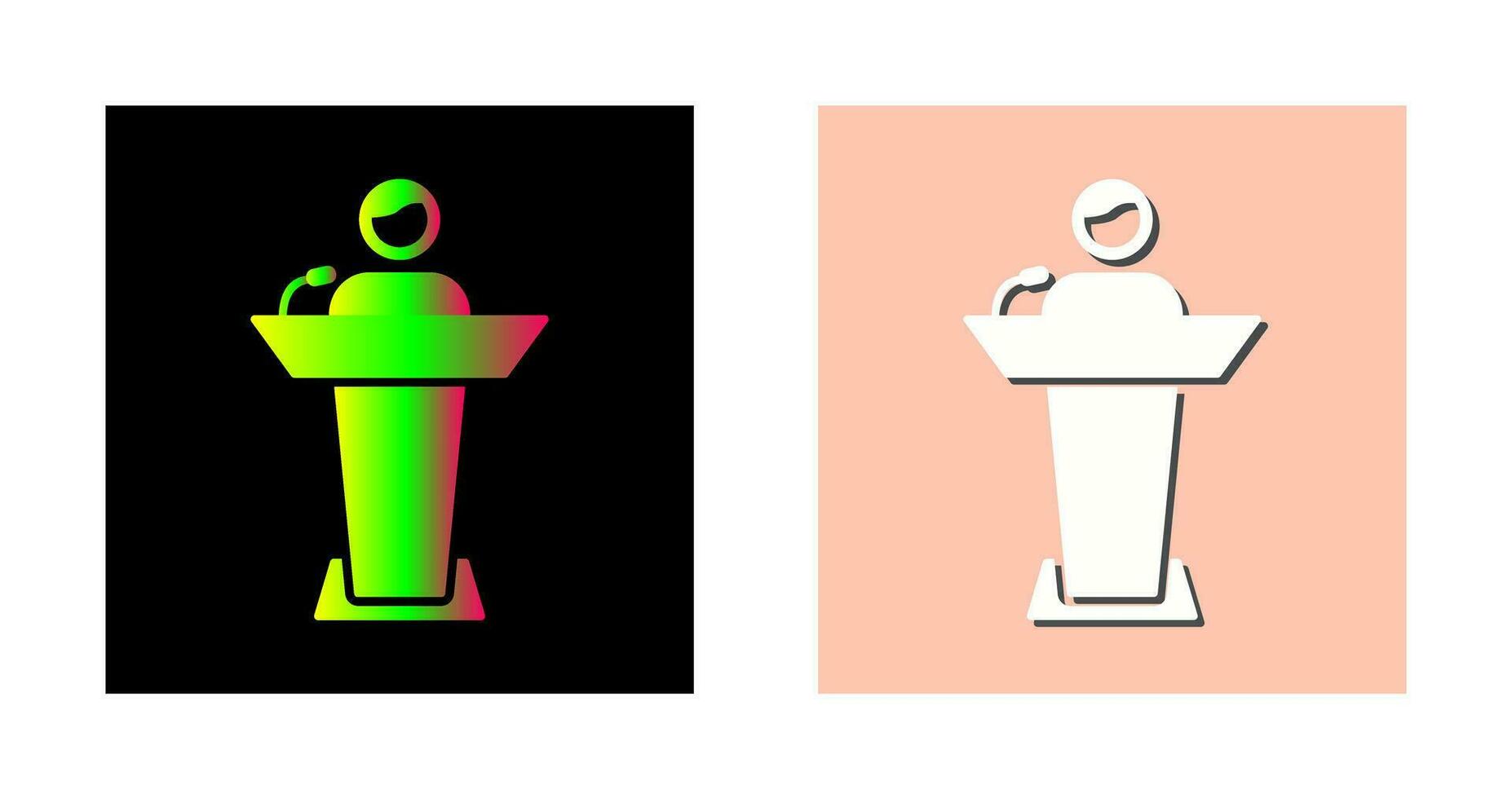 Elected Candidate Vector Icon