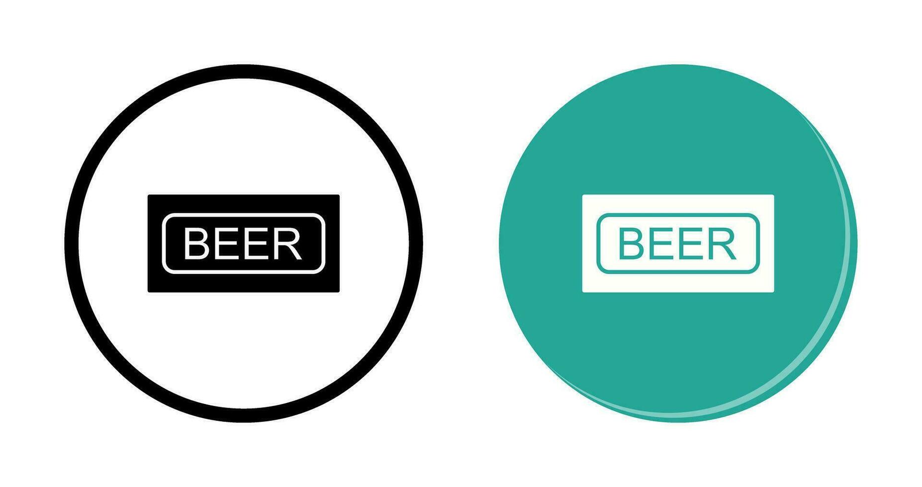 Beer Sign Vector Icon