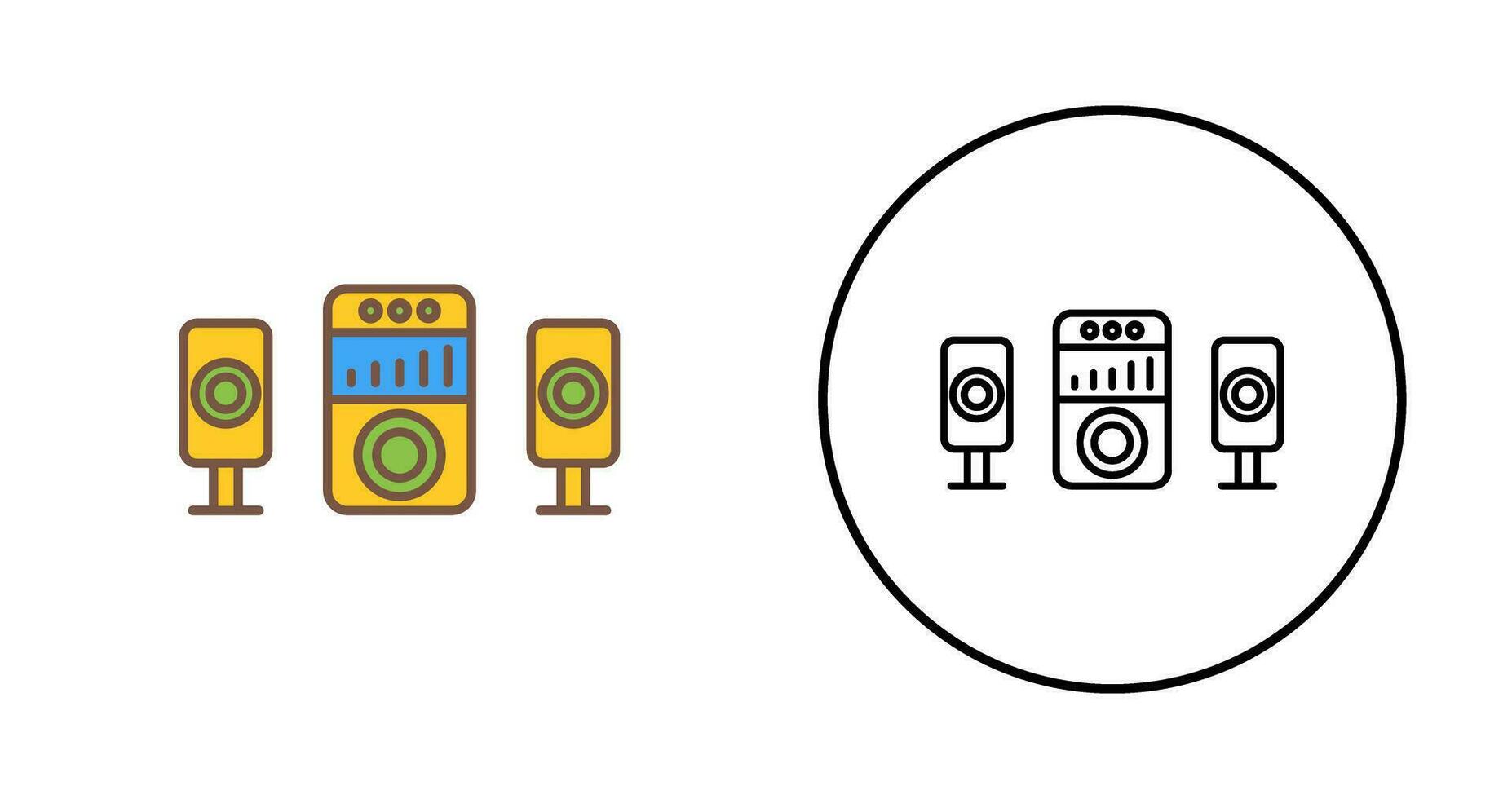 Sound System Vector Icon