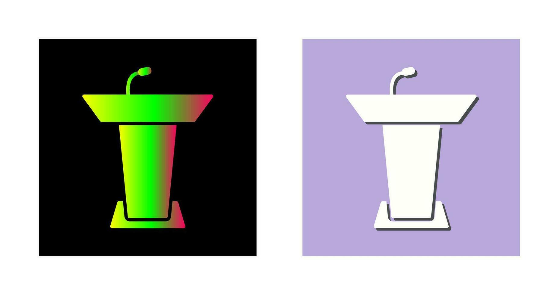 Podium Vector Icon