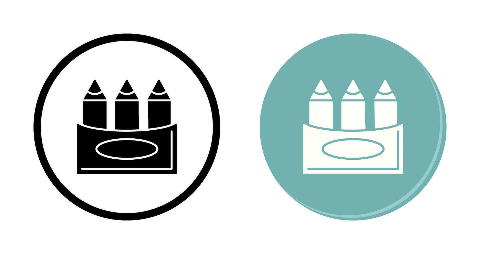 Crayons Vector Icon