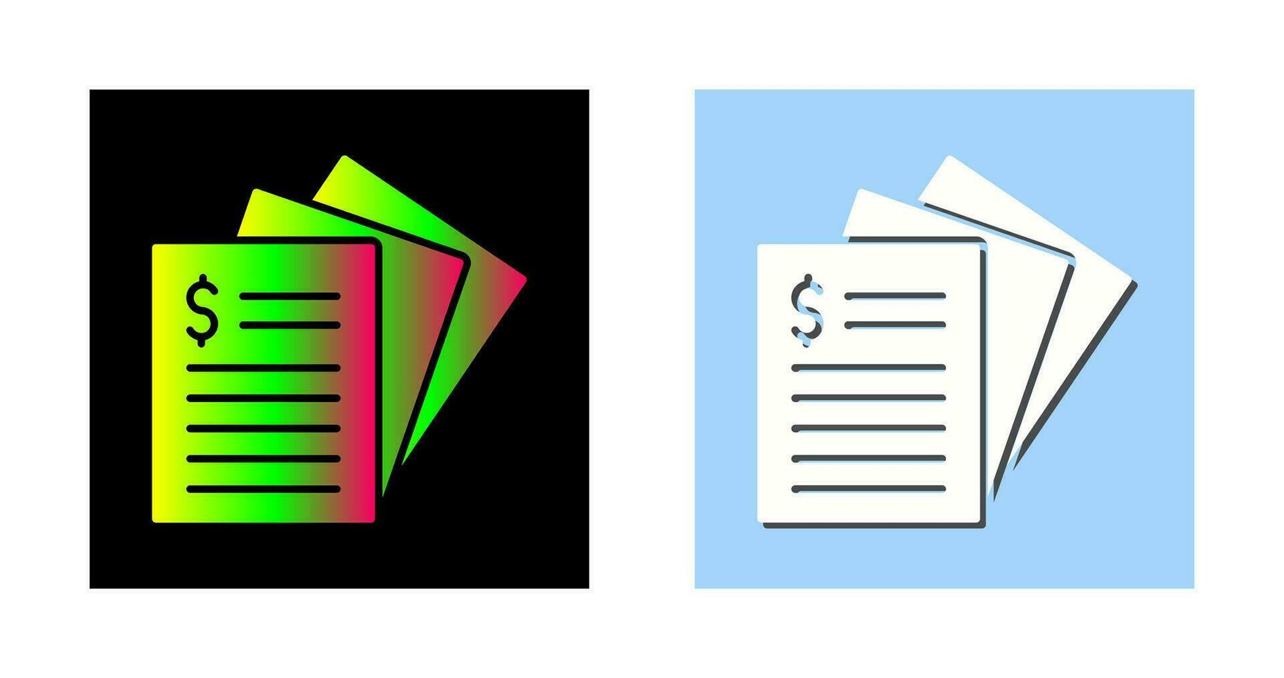 Invoice Vector Icon