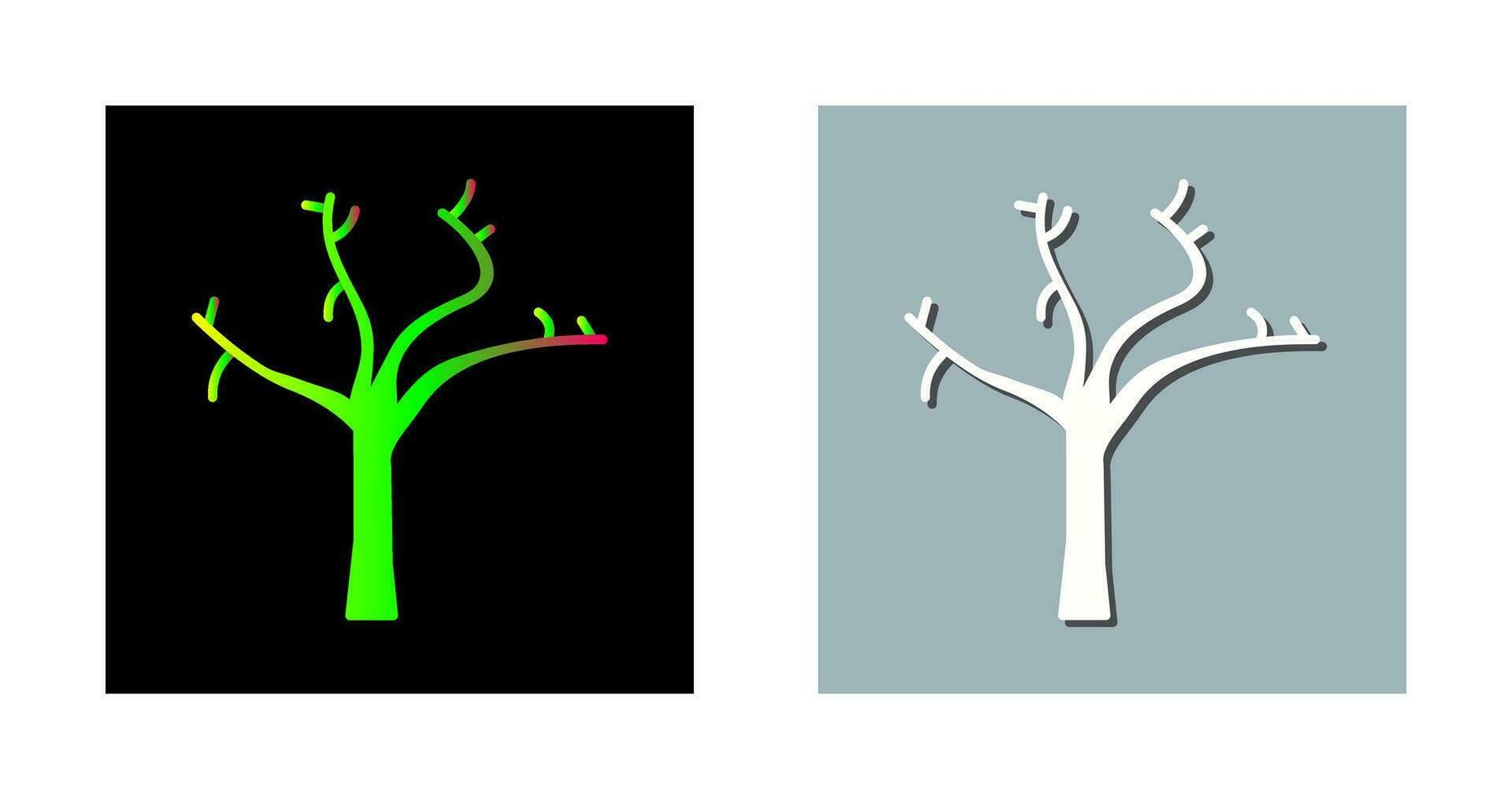 Tree with no Leaves Vector Icon