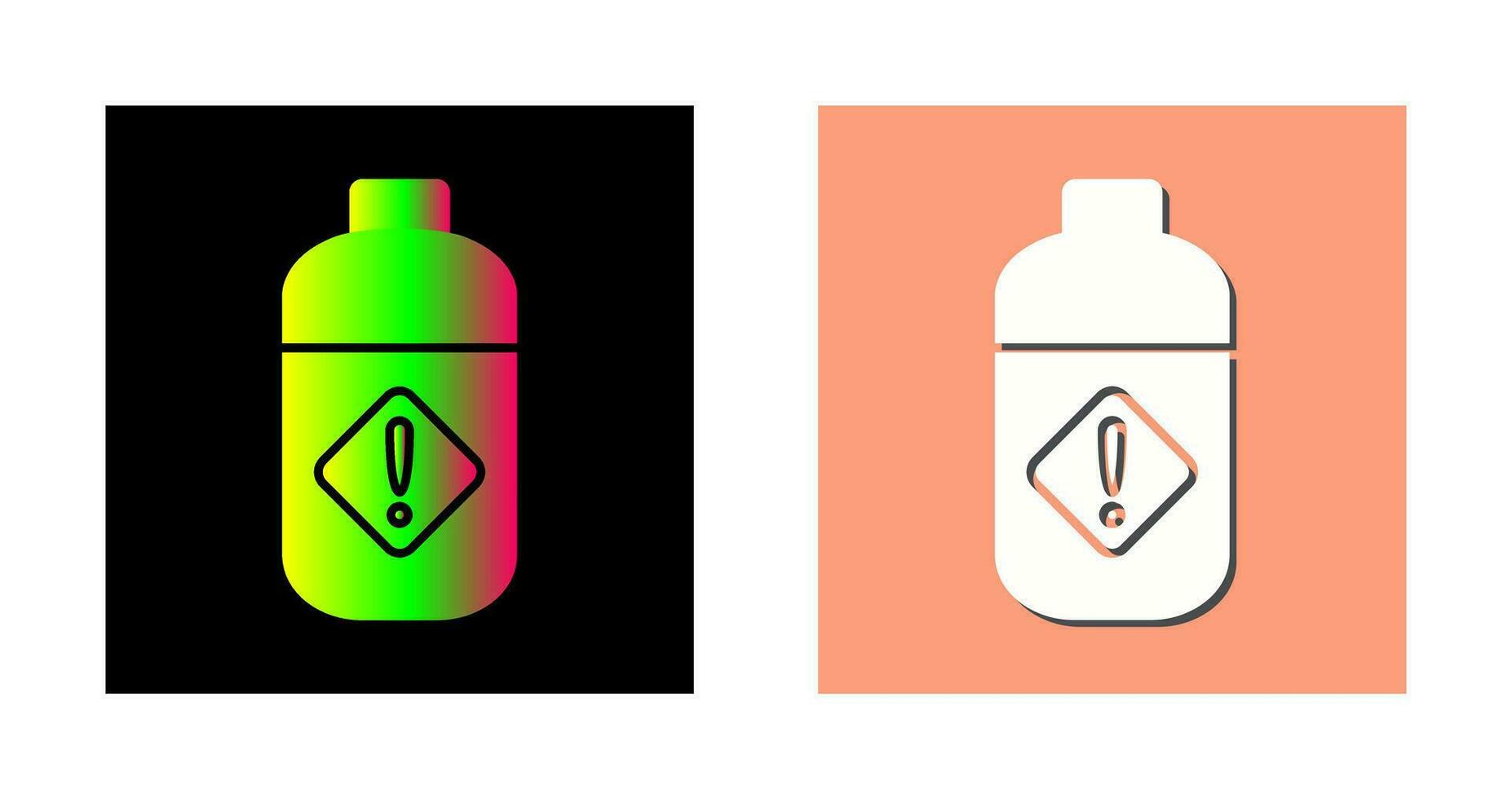 Pesticide Bottle Vector Icon