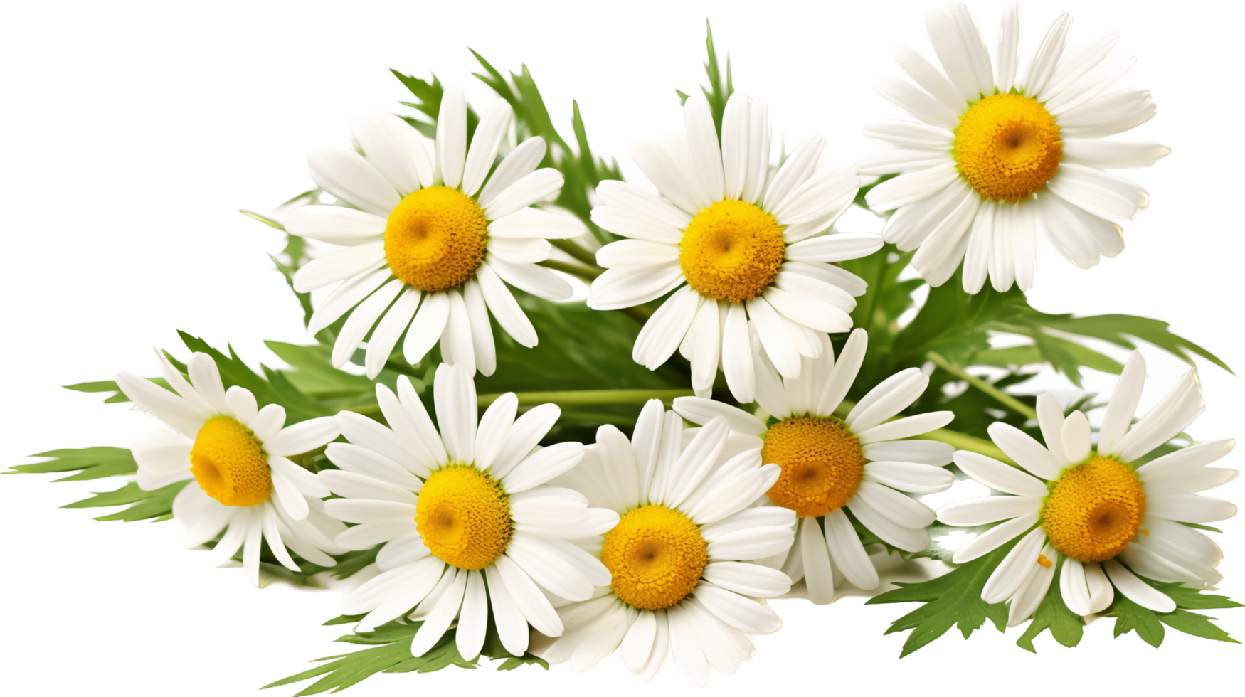 Chamomile png with AI generated.