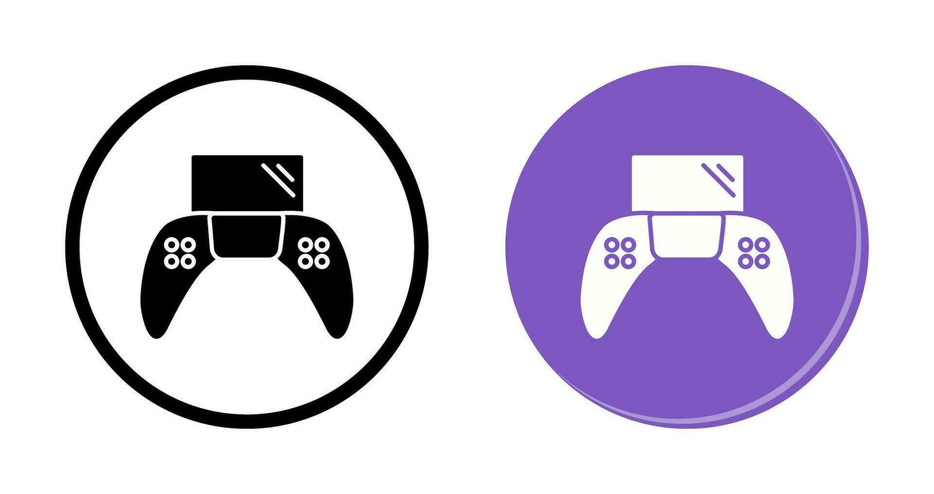 Unique Play Station Vector Icon