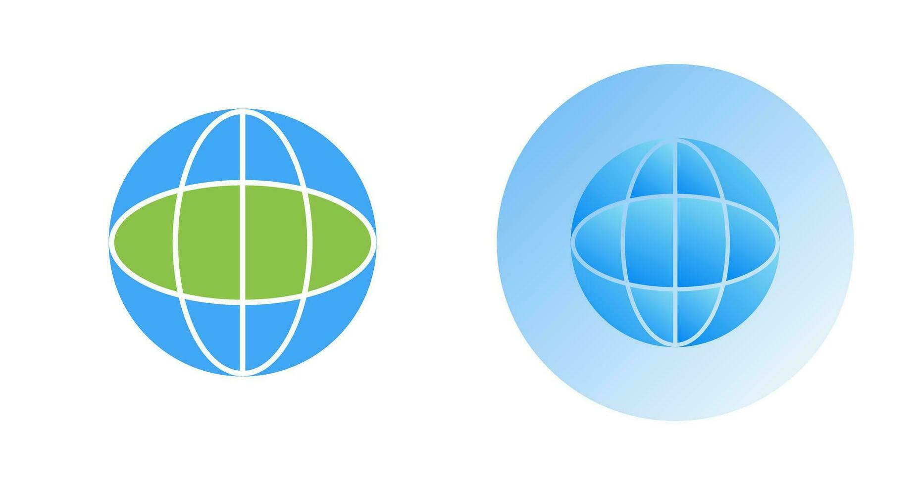 icono de vector de globo único