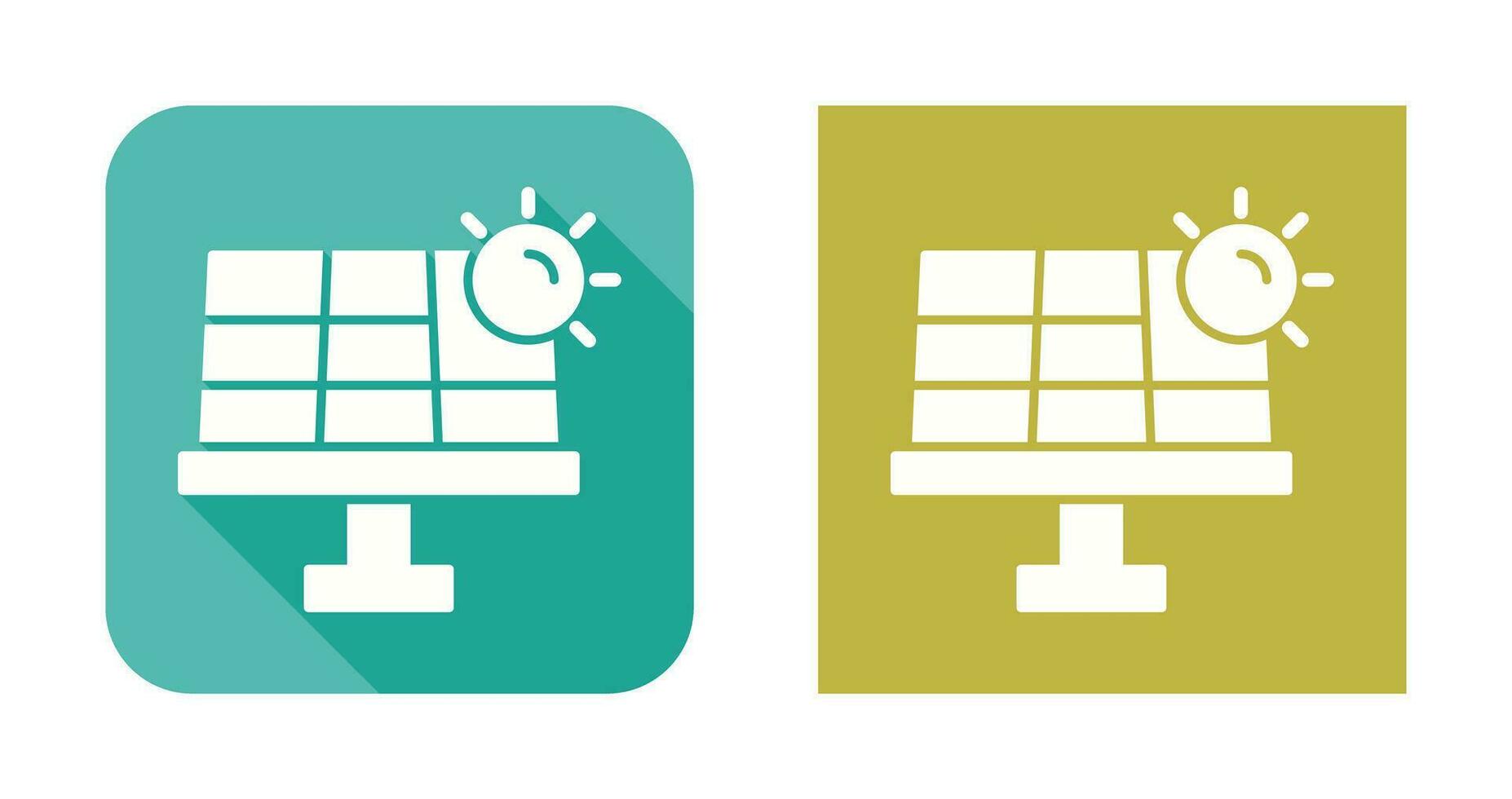 icono de vector de energía solar