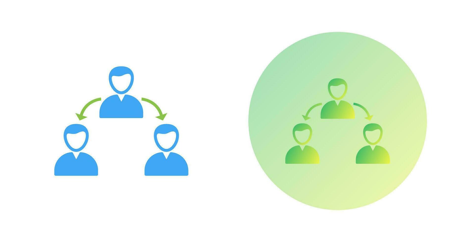 Unique Connected Users Vector Icon