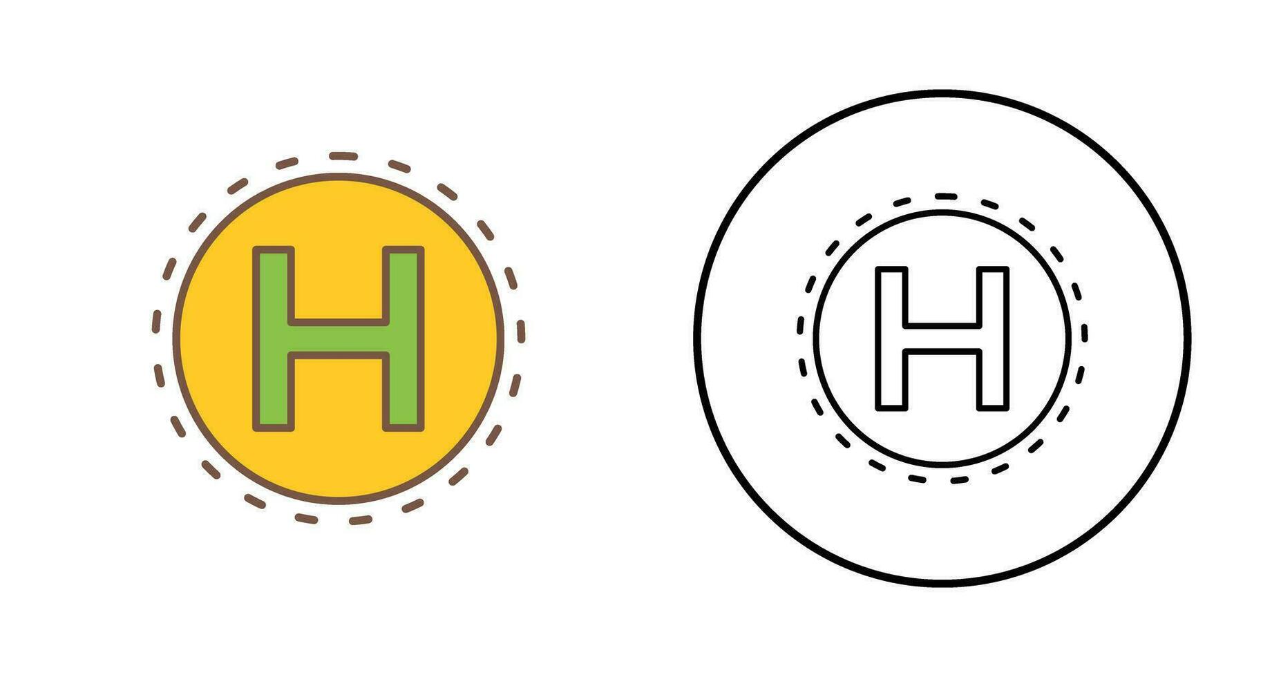 Helipad Vector Icon
