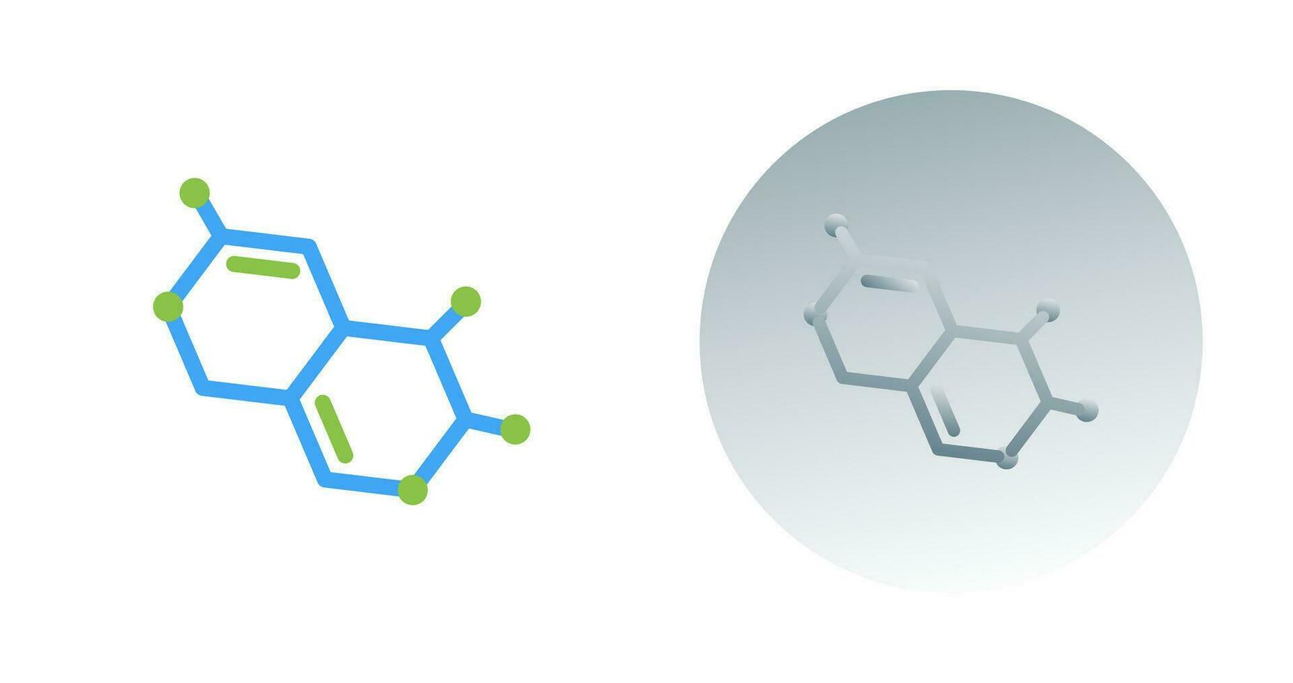 icono de vector de molécula