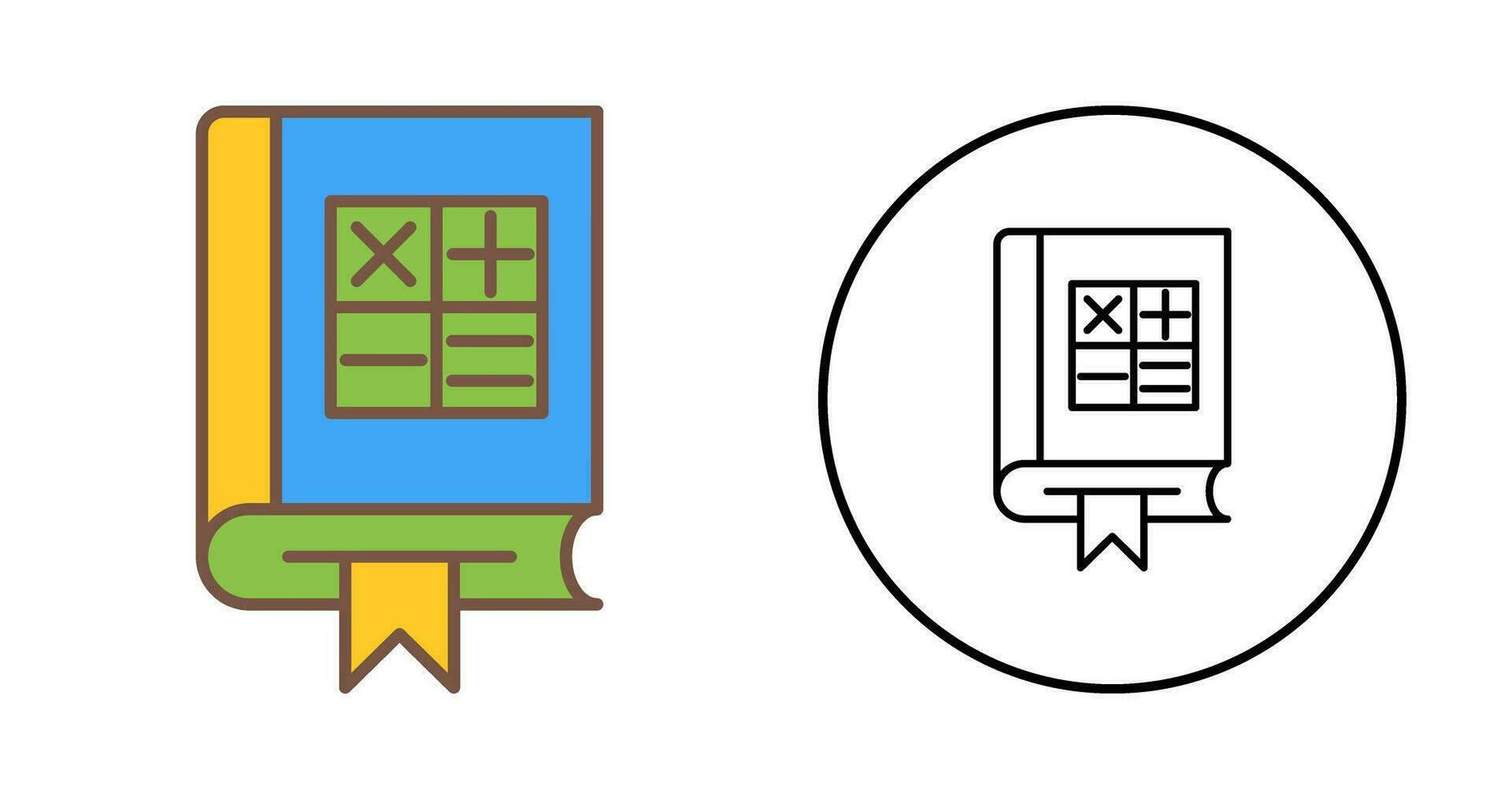 icono de vector de matemáticas