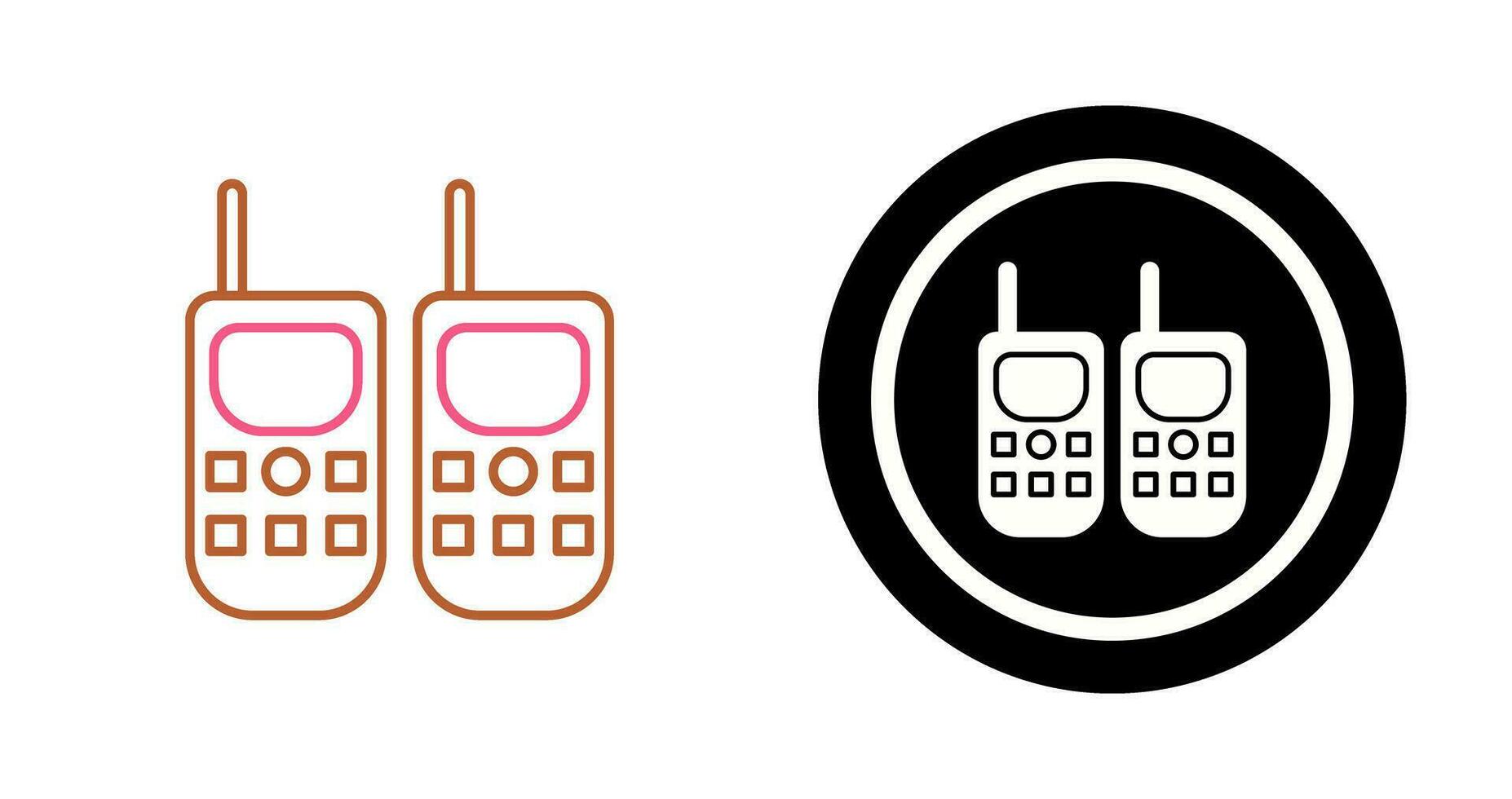 Walkie Talkie Vector Icon