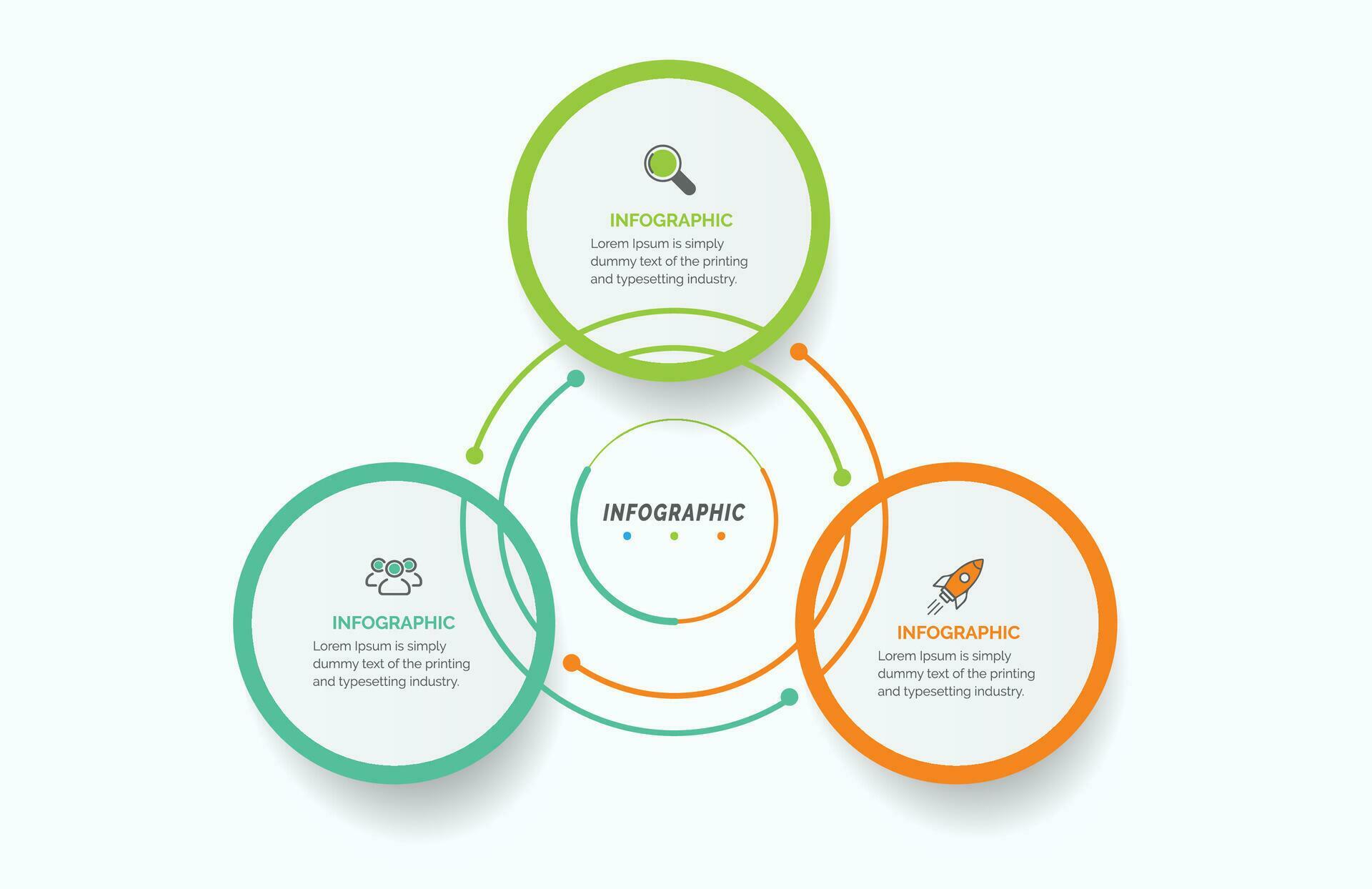 Business data visualization. Process chart. Abstract elements of graph ...