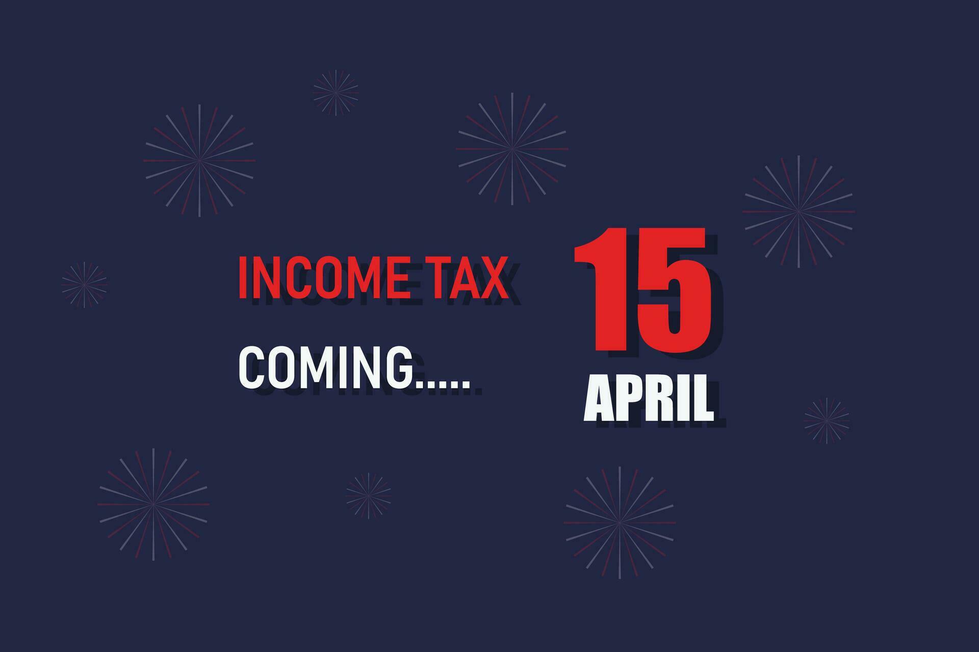 Tax day concept Background USA Tax Day Reminder Concept Background, Tax