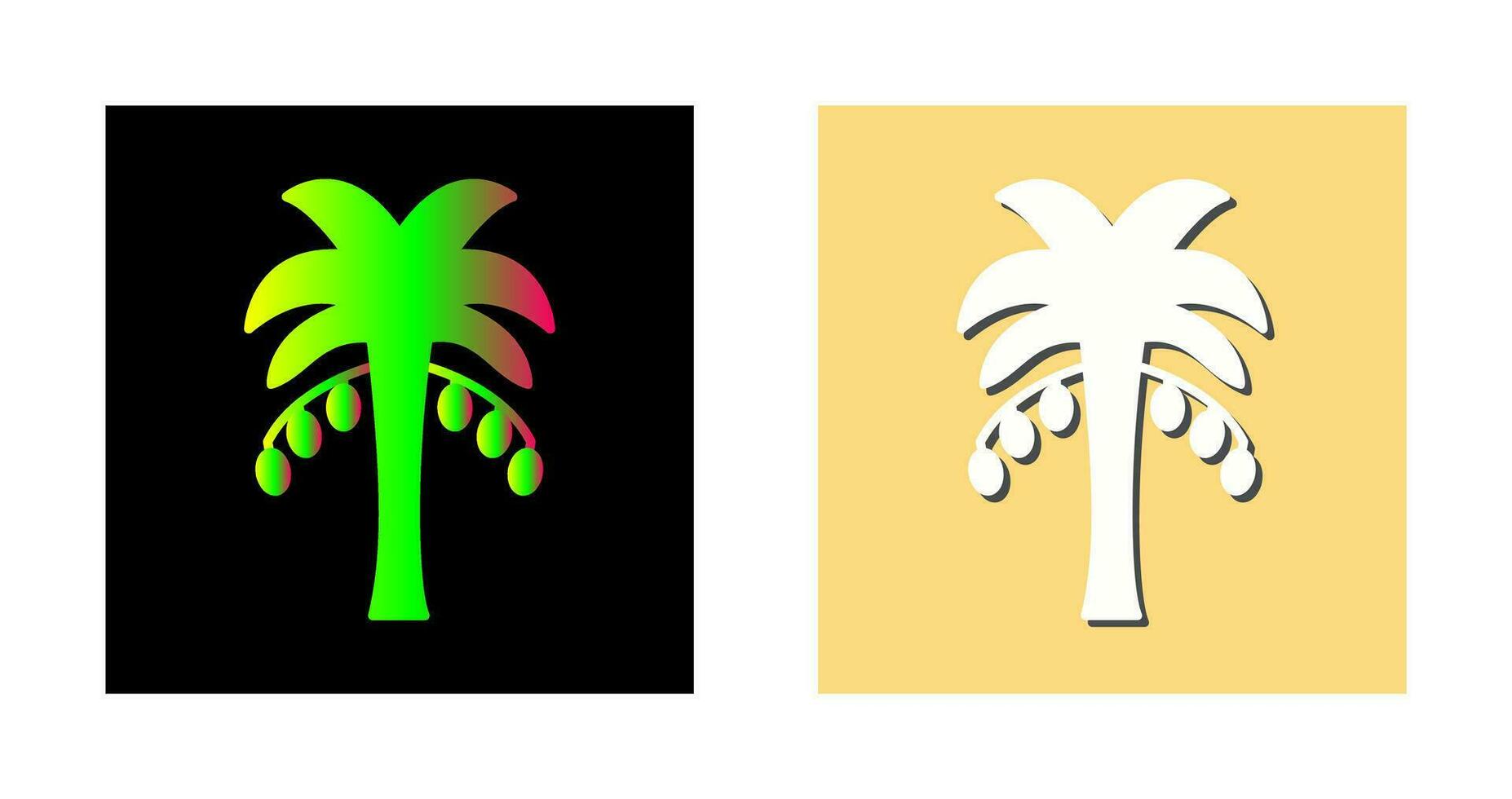 Coconut trees Vector Icon