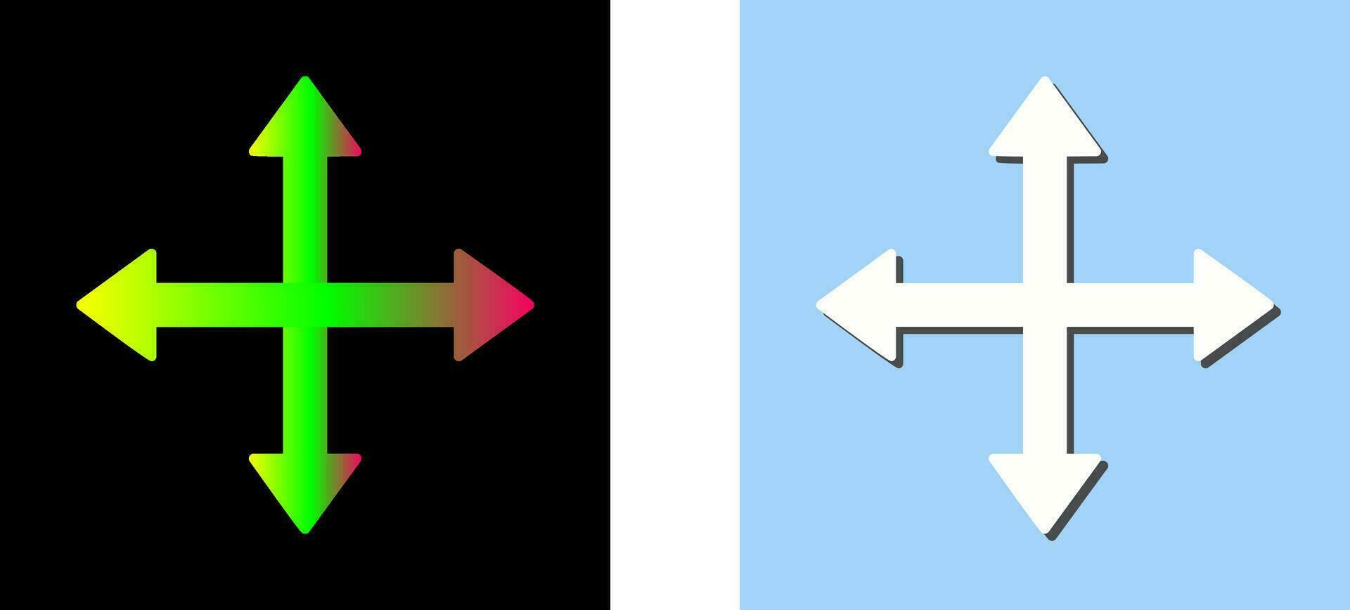 Unique Move Vector Icon