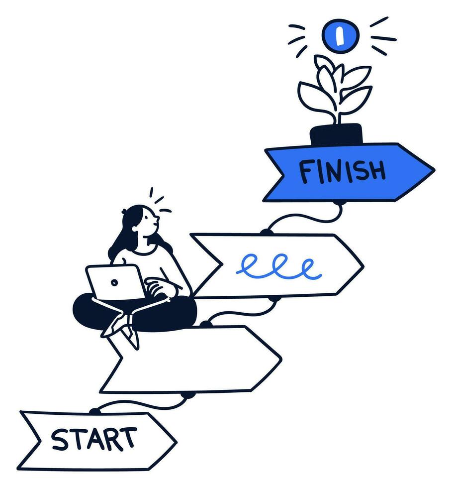 Stock trading, stakeholder, investment, analysis, trader strategy vector on white background
