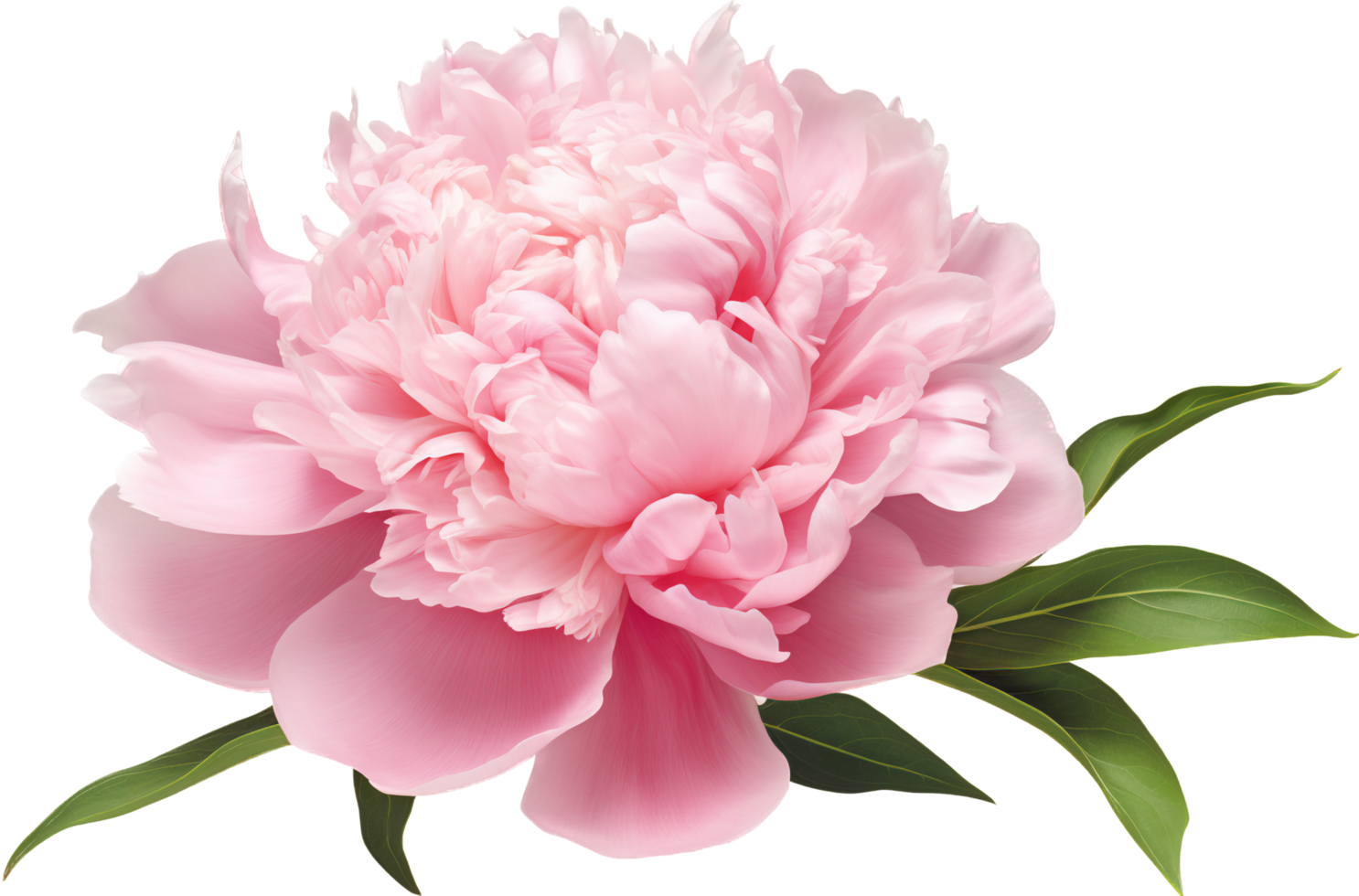 Peony png with AI generated.