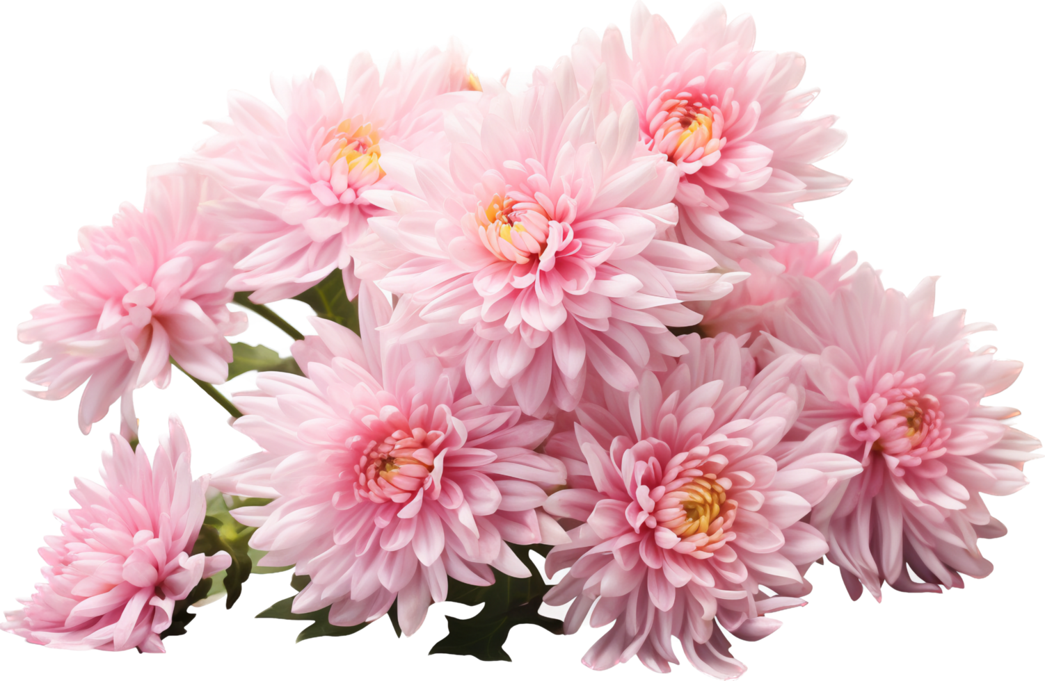 Chrysanthemum png with AI generated.