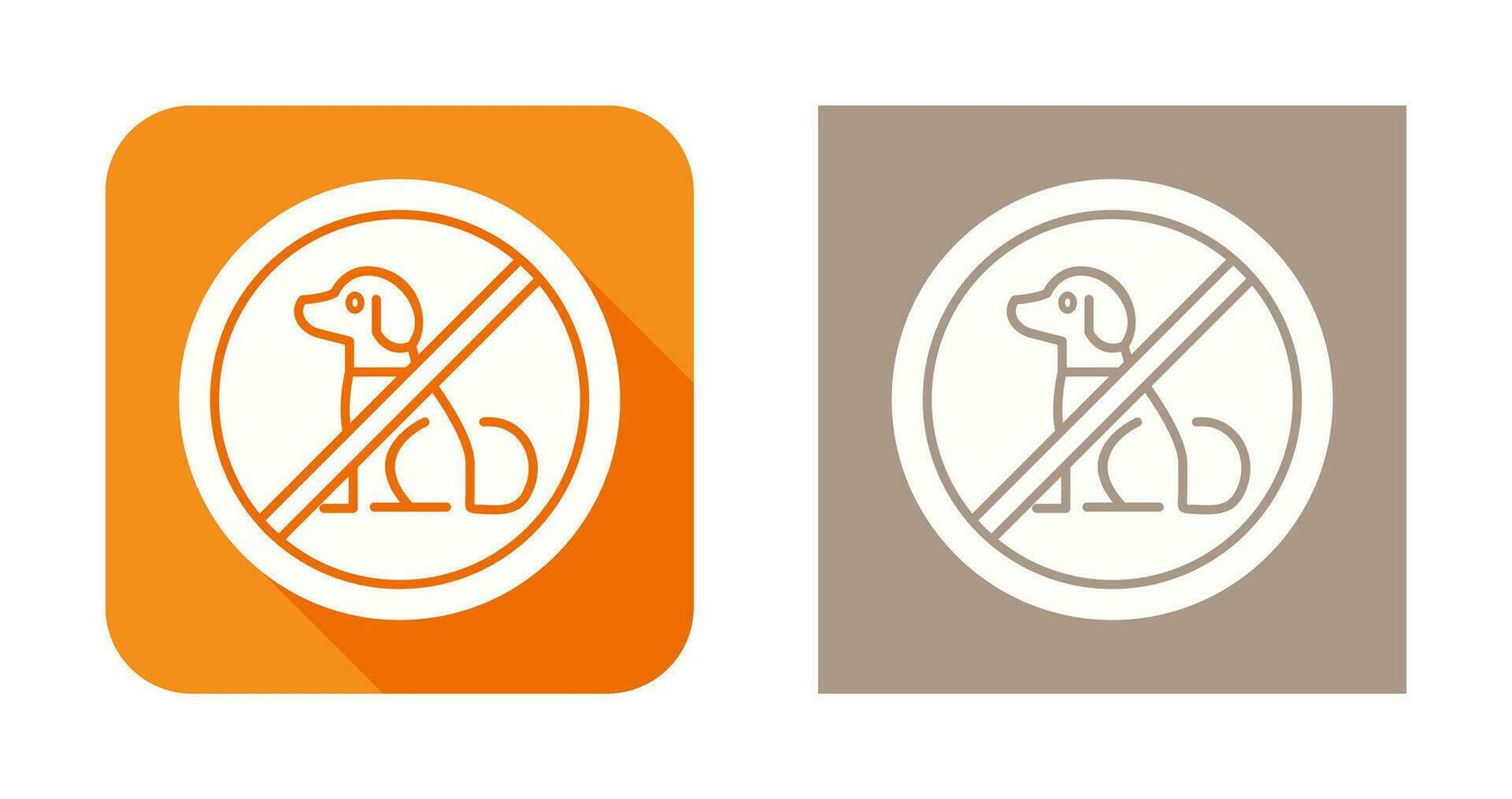 No Pets Vector Icon