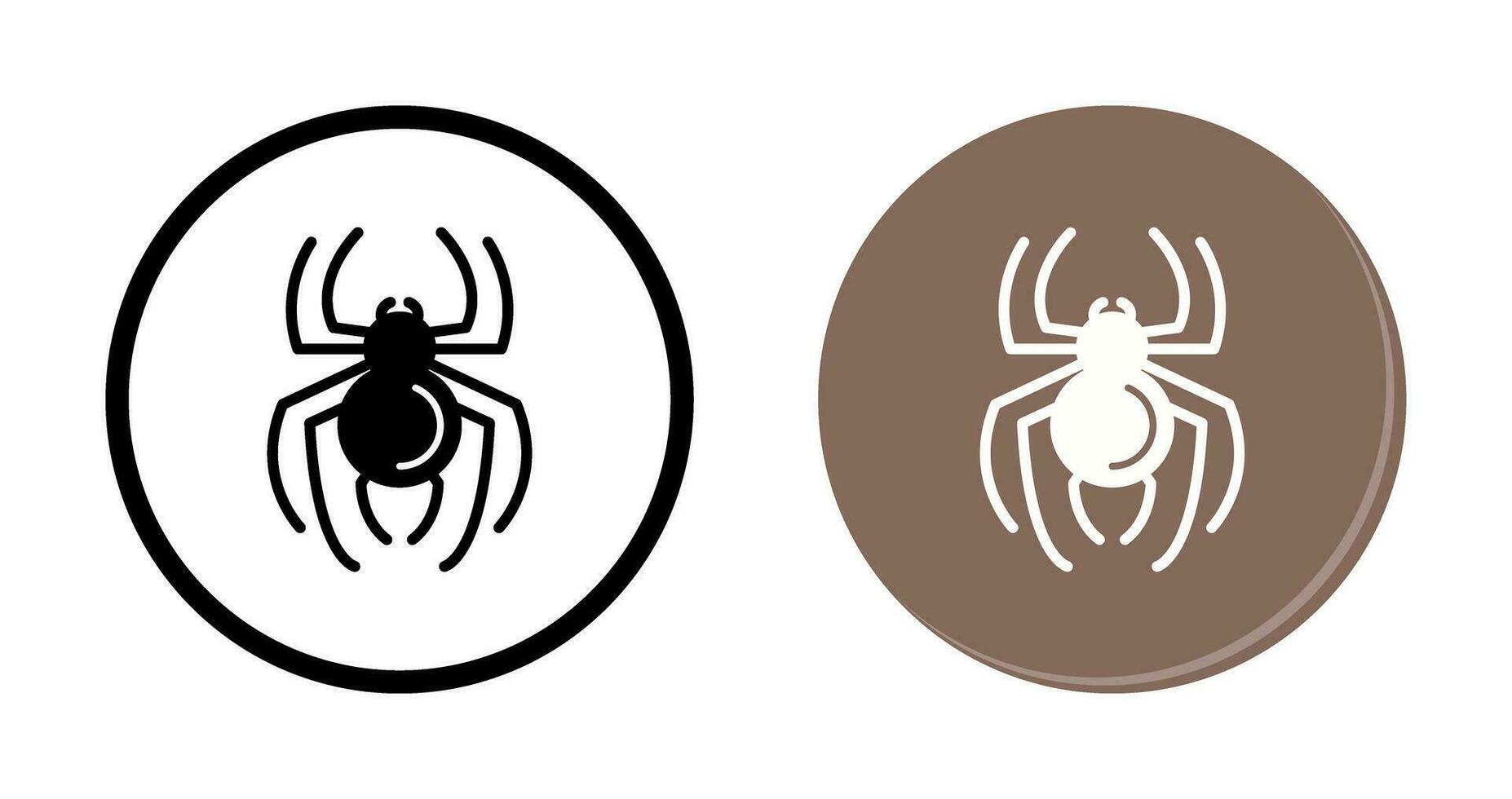 icono de vector de araña